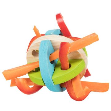TRIXIE Tier-Beschäftigungsspielzeug Trixie Spiel- und Snackball aus Holz - 7,5 cm