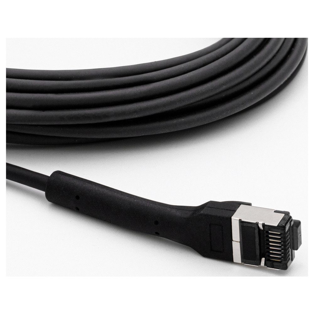 Maxtrack Maxtrack TI42-2L RJ45 Patchkabel CAT 8.1 U/FTP 2 m Schwarz Einzelschir Netzkabel, (200.00 cm)
