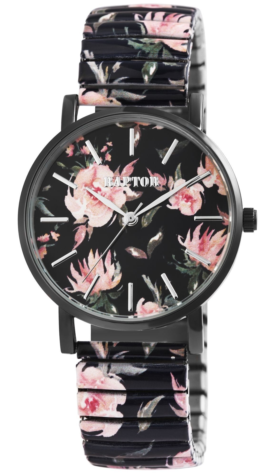 Raptor Quarzuhr Colorful mit Edelstahlzugarmband, 3 günstig online kaufen