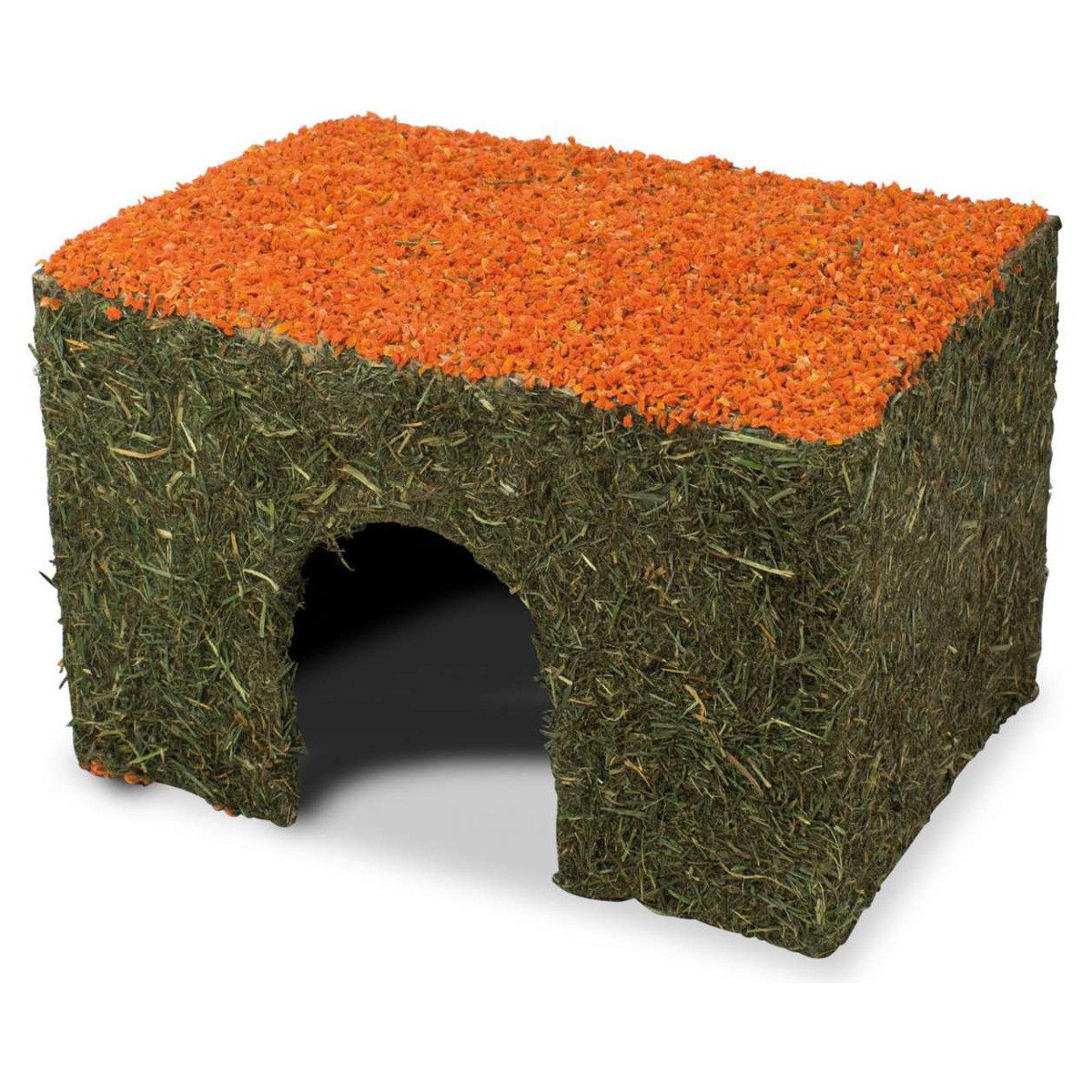 JR Farm Heu-Haus Karotte mittel 350 g, Nassfutter für: Kleintier