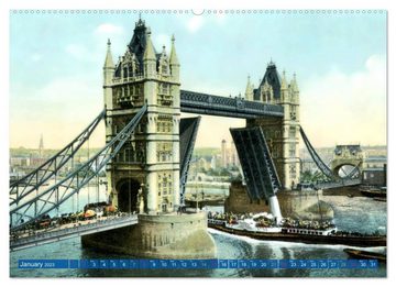CALVENDO Wandkalender London around 1900 (Premium-Calendar 2023 DIN A2 Landscape)