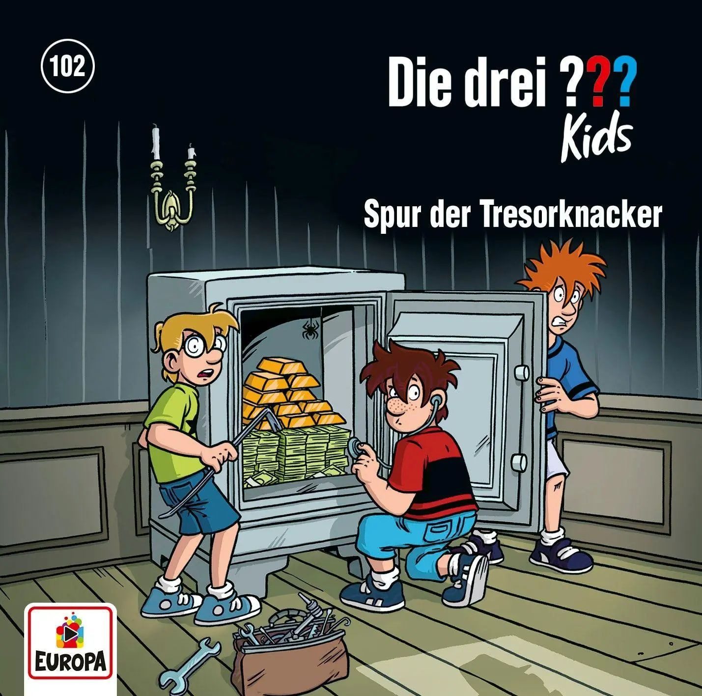United Soft Media Hörspiel Die drei ??? Kids 102: Spur der Tresorknacker