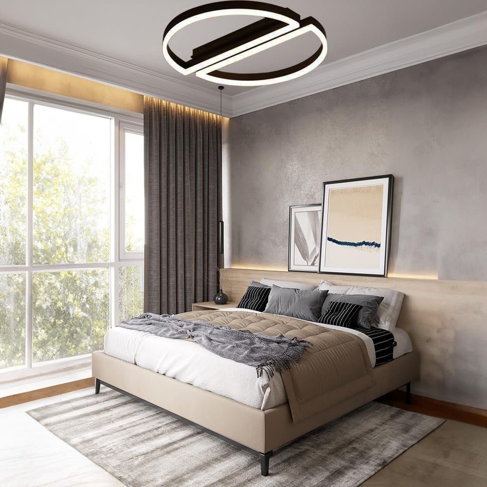 DOPWii Deckenleuchte LED-Deckenleuchte, für Schlafzimmer dimmbar Mit Fernbedienung