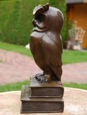 AFG Tierfigur Dekorative Figur einer Eule aus Bronze