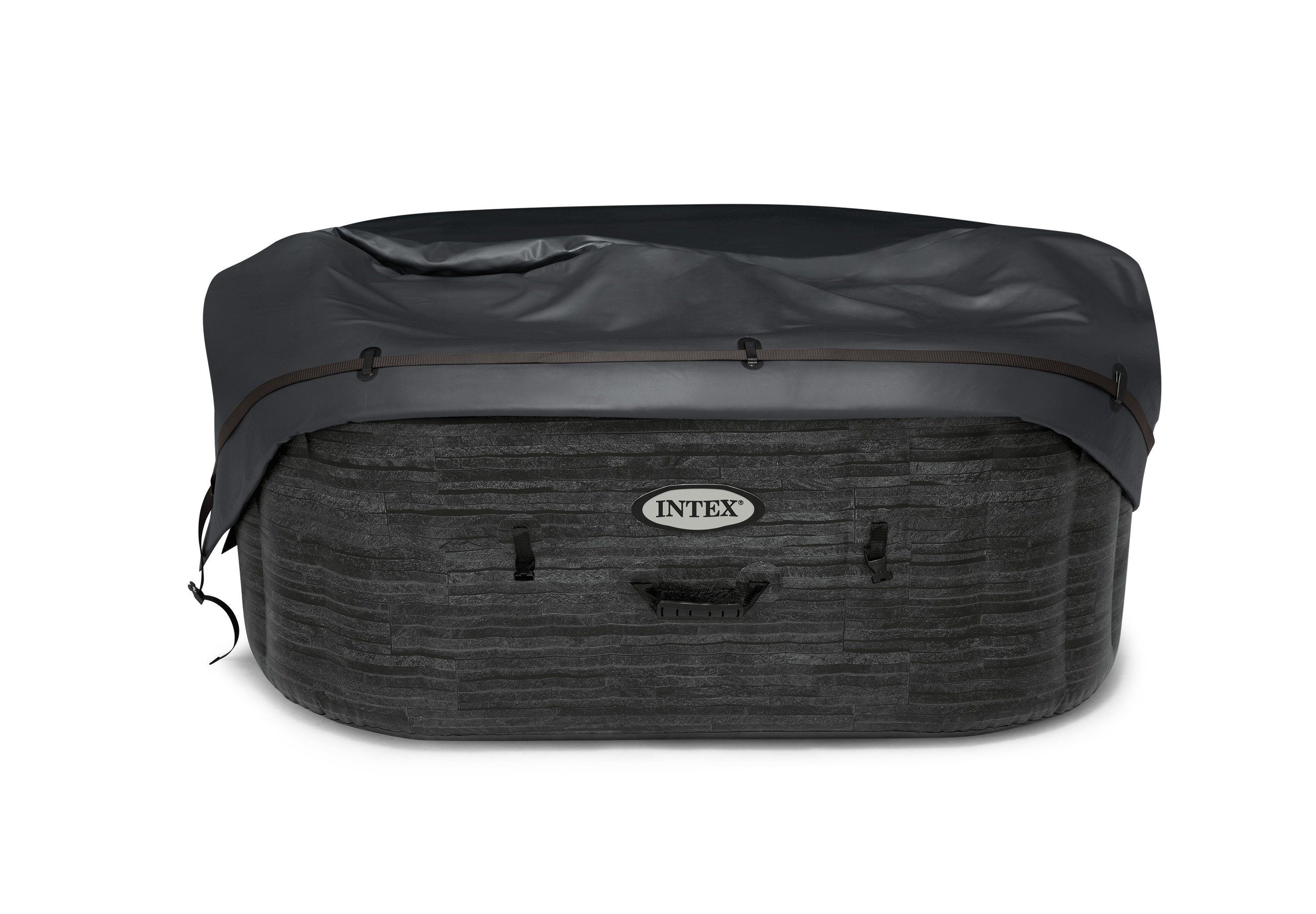 Intex Pool-Abdeckplane Energiesparabdeckung SPA Cover 196x196x72cm, Reduziert Wärmeverlust und Aufheizzeit
