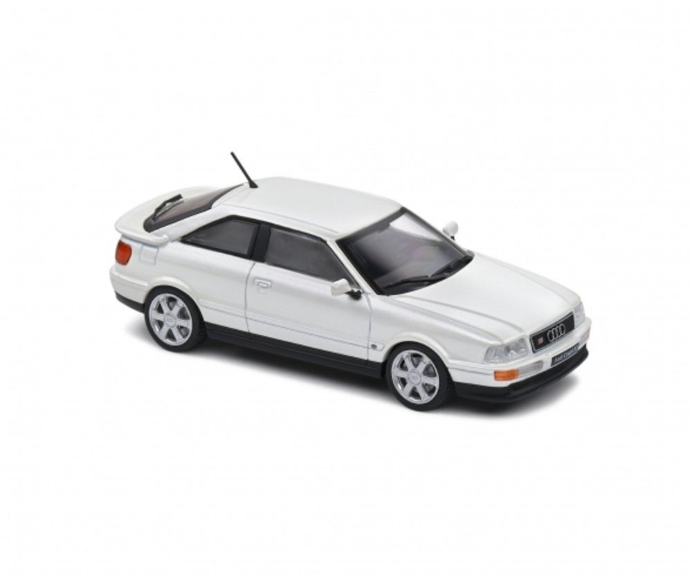 Solido Modellauto Audi S2 Coupe Turbo 1992 weiß, Maßstab 1:43