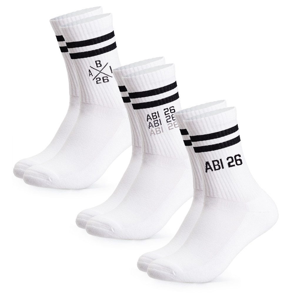 OCCULTO Tennissocken Damen & Herren Abi Tennissocken 3er Pack (Modell: Abi) (3-Paar)