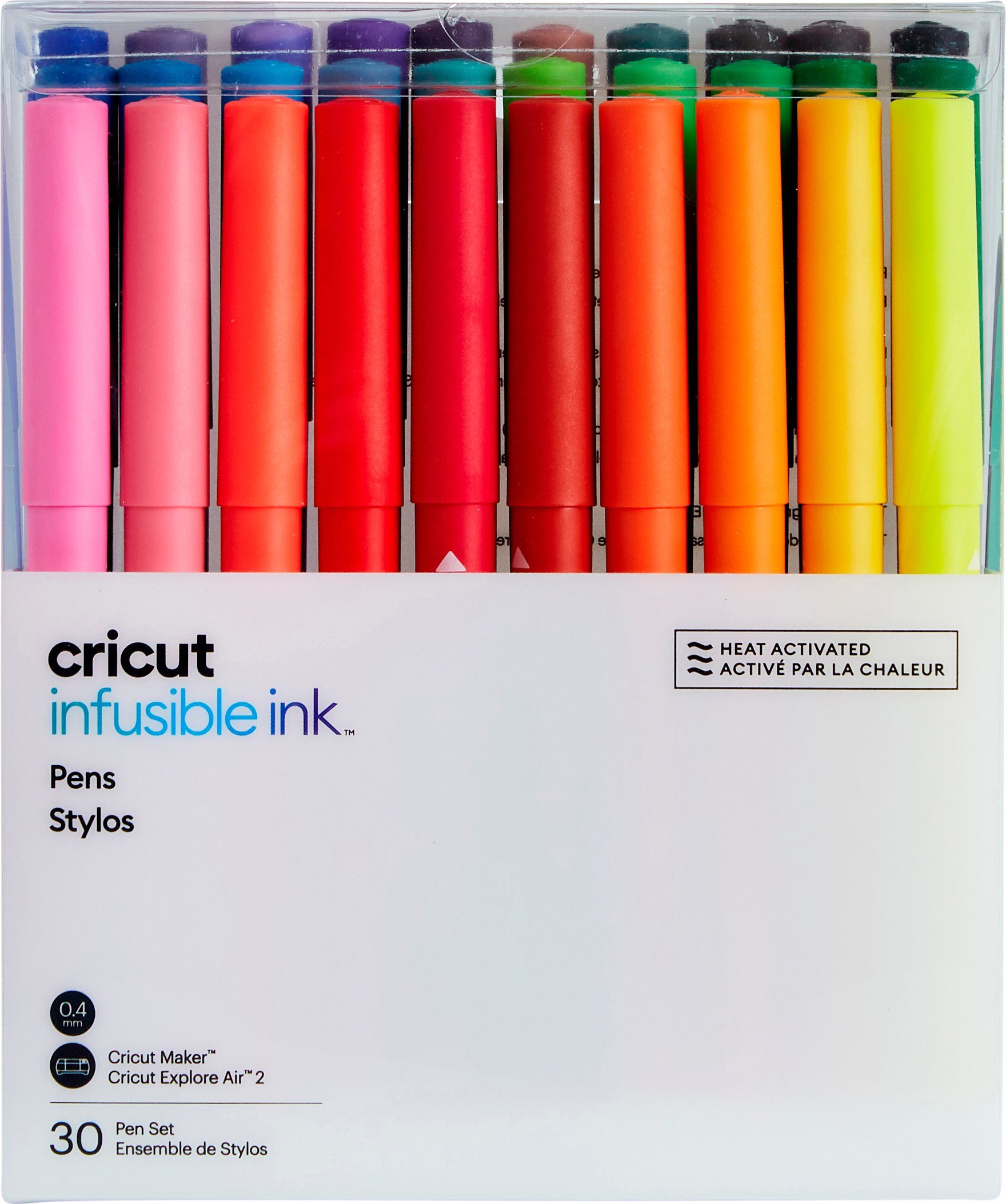 Cricut Malstift Stifte Point Pen Infusible Ink Fine, 0,4 mm 5er-Set | Filzstifte
