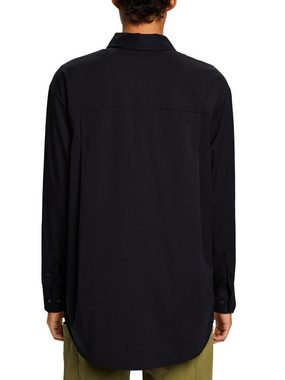 Esprit Langarmbluse Button-Down-Hemd im Oversize-Look