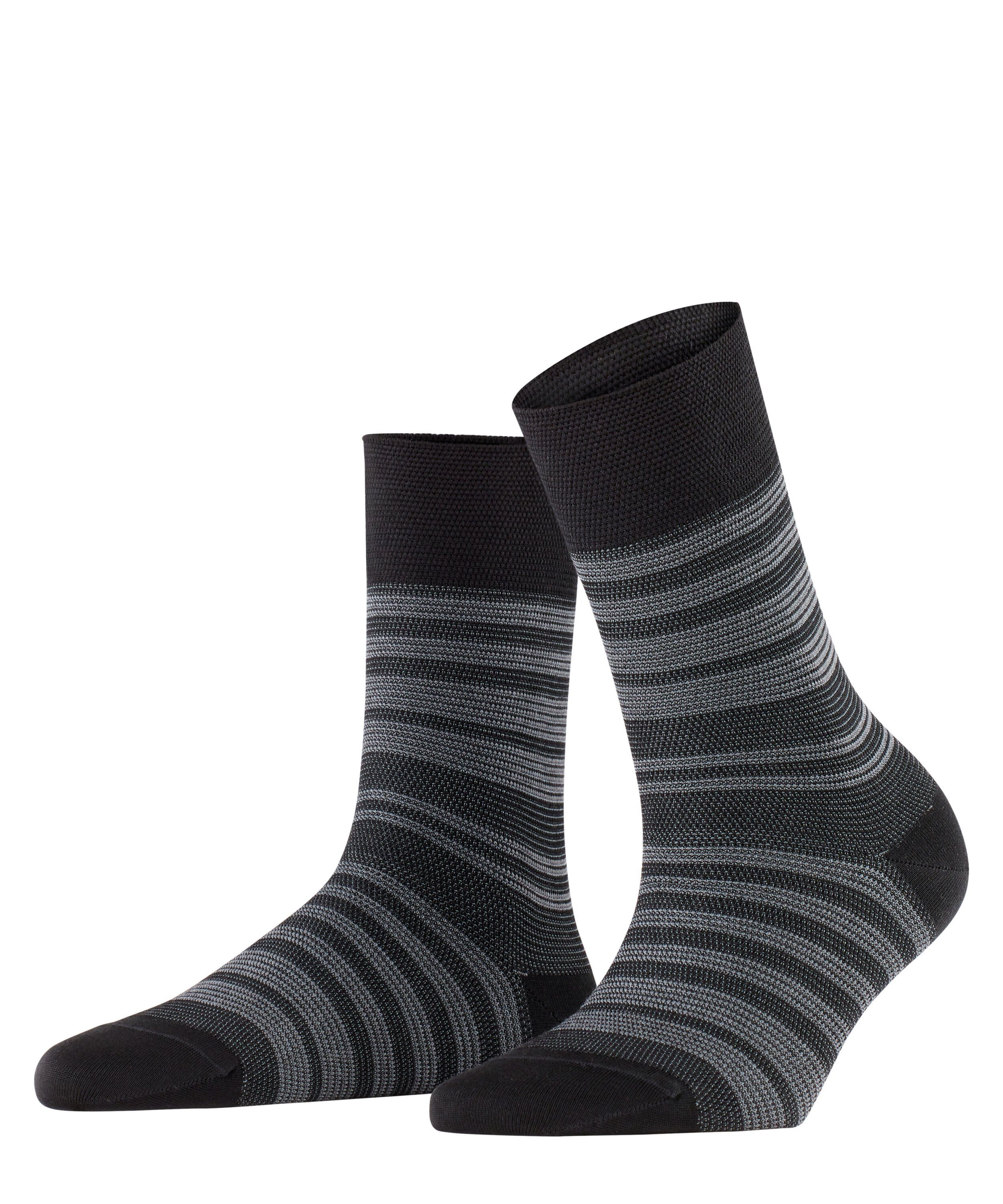 FALKE Socken Sunset Stripe (1-Paar) black (3000)