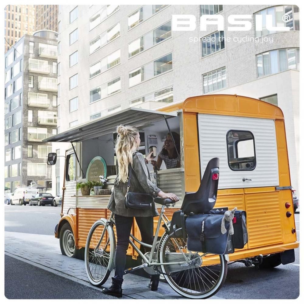 Basil Fahrrad-Gepäckträger Basil Carrier Extender Gepäckträger-Verlängerung - Adapter - Stahl mat