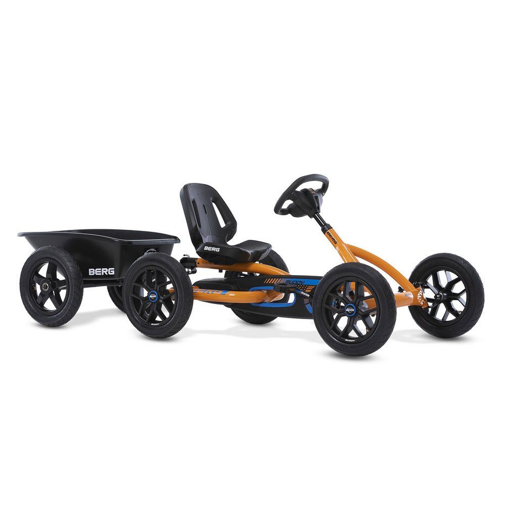Berg Go-Kart BERG Gokart Buddy B-Orange 2.0 BFR inkl. Anhänger & Kupplung