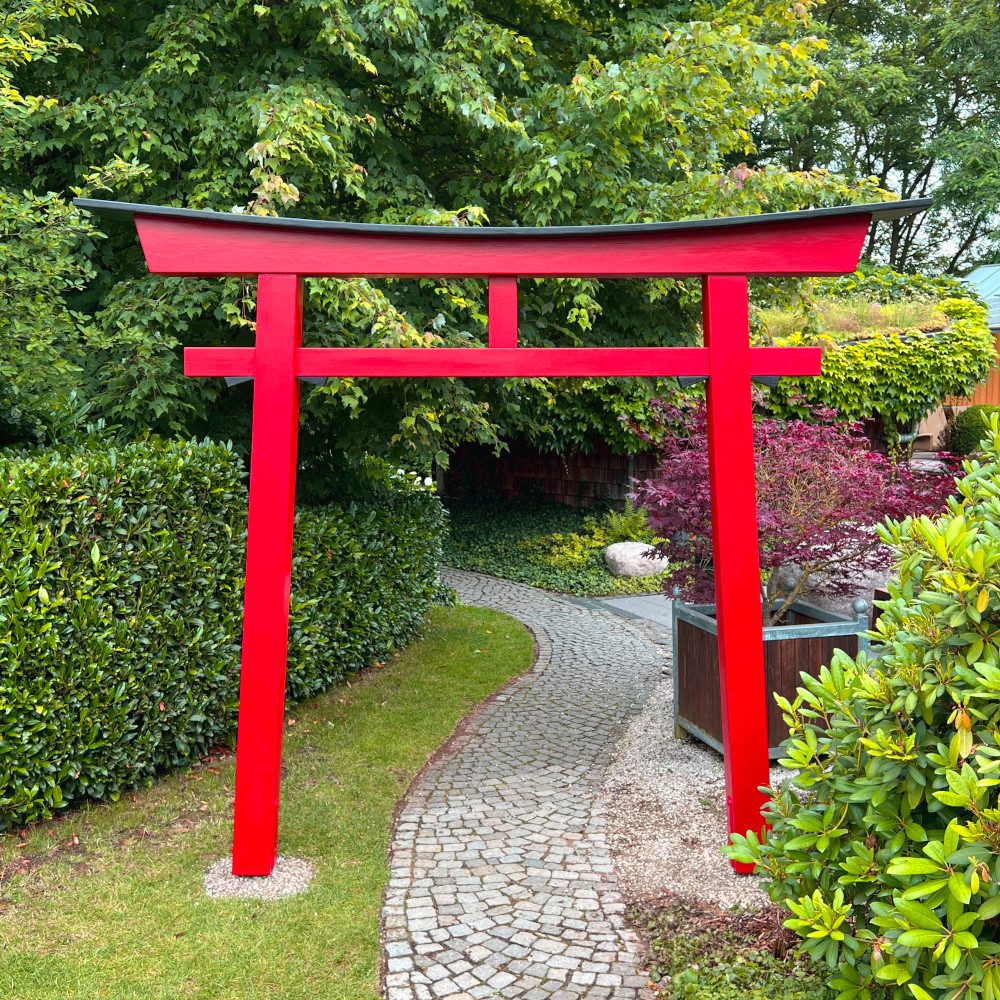 AAF Nommel Gartentor Japanisches Torii Gate Garten Tor 284 x 336 cm, Model 077