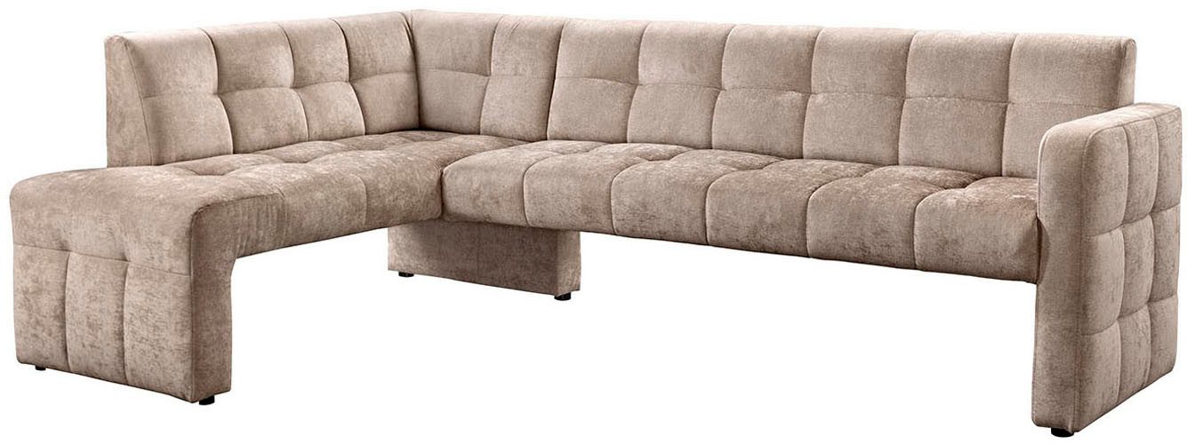 exxpo - sofa fashion Essbank Barista, bequem und elegant, hohe Bodenfreiheit, Eckbank Barista bequem und elegant, hochwertige Detailverarbeitung