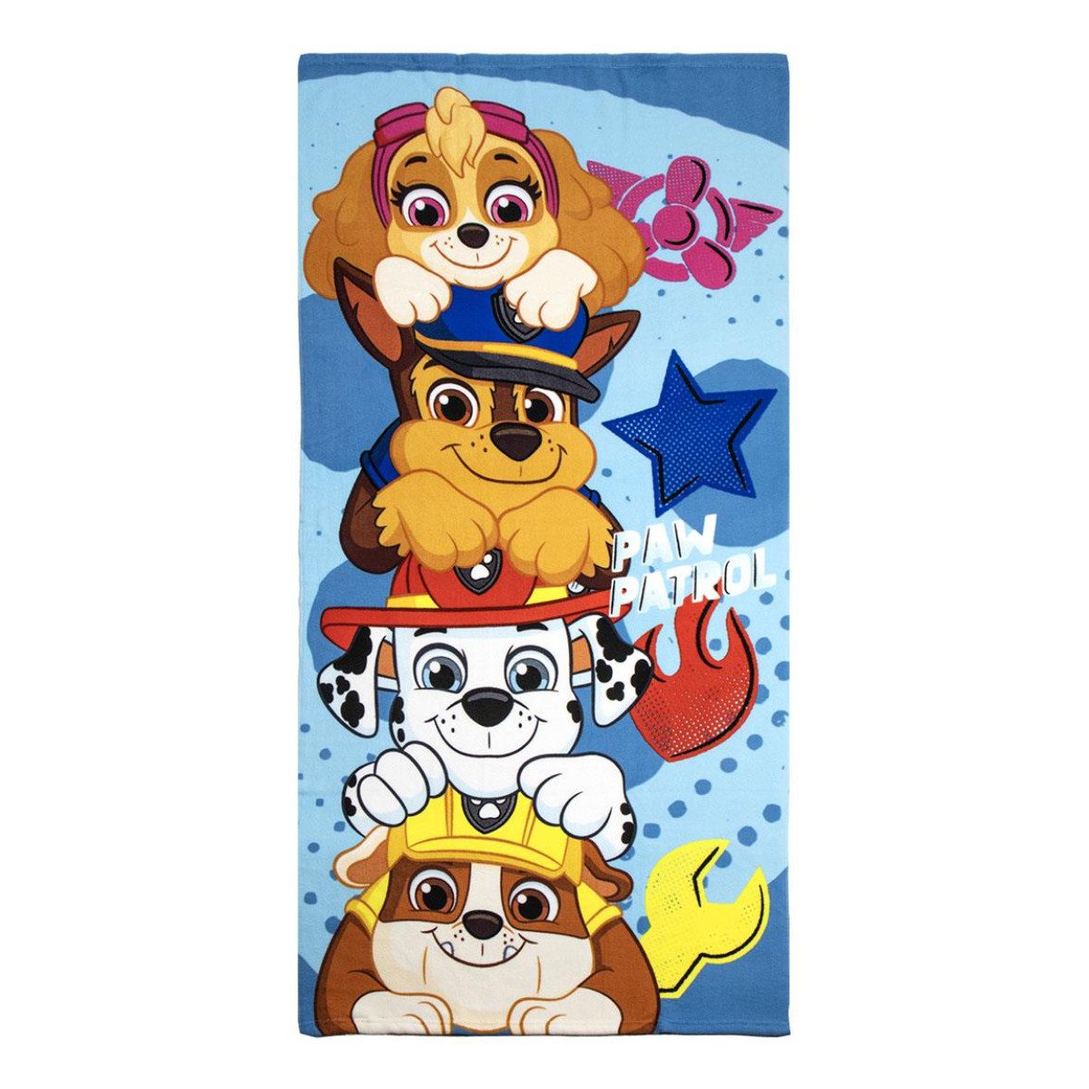 Strandtuch PAW Patrol Badetuch Kinder – Strandtuch 140×70 cm aus Polyester