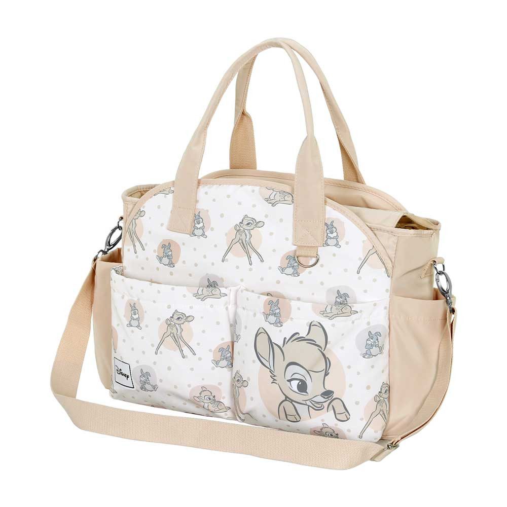 Karactermania Wickeltasche Disney Bambi Kinderwagentasche Babytasche Mamatasche Mommybag, für Mama und Papa unterwegs, genügend Platz