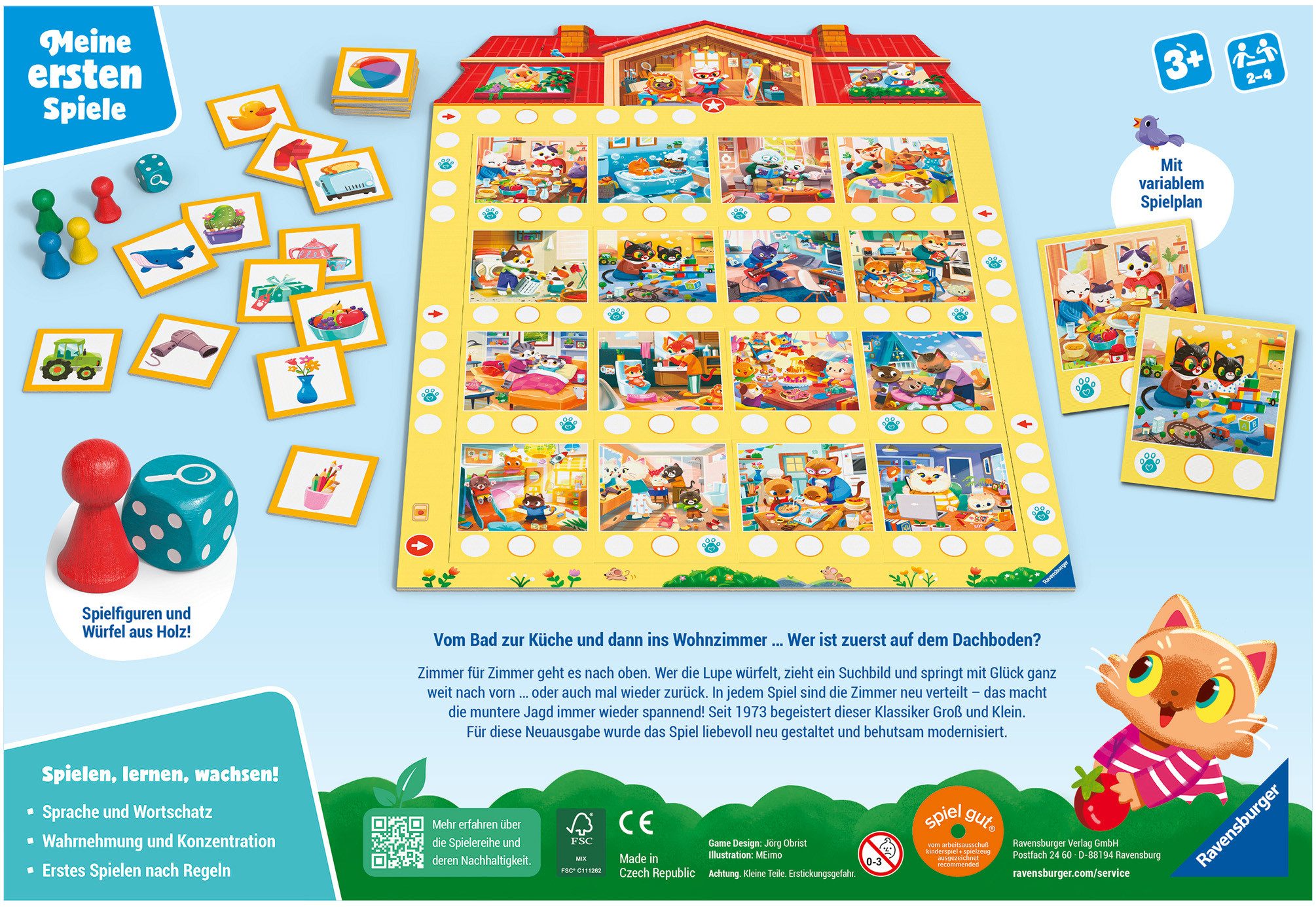Ravensburger Spiel Spielhaus, Kinderspiel, Made in Europe