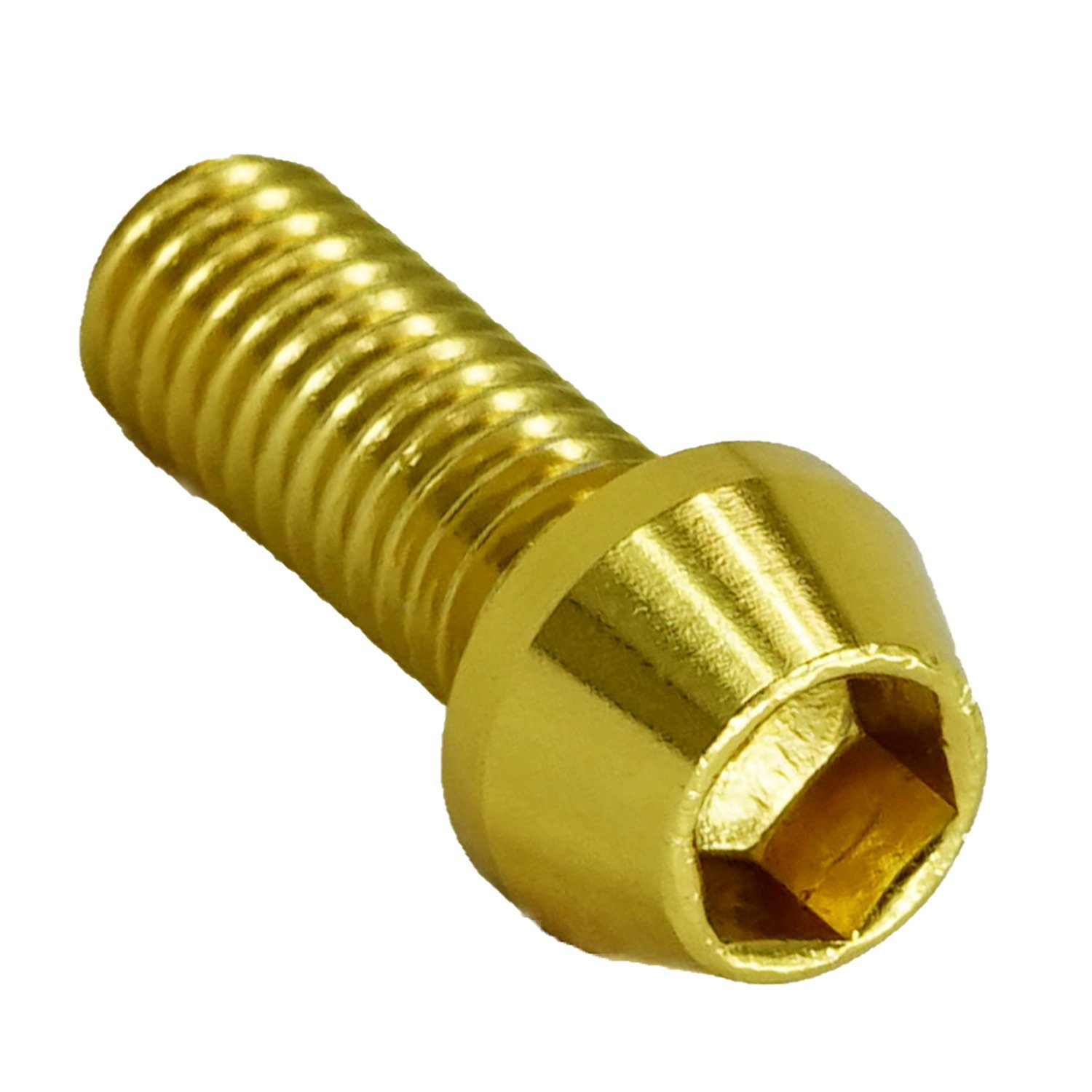 Fantic26 Гвинти-Set Alu M6 Innensechskant Schraube konisch 7075 DIN 912