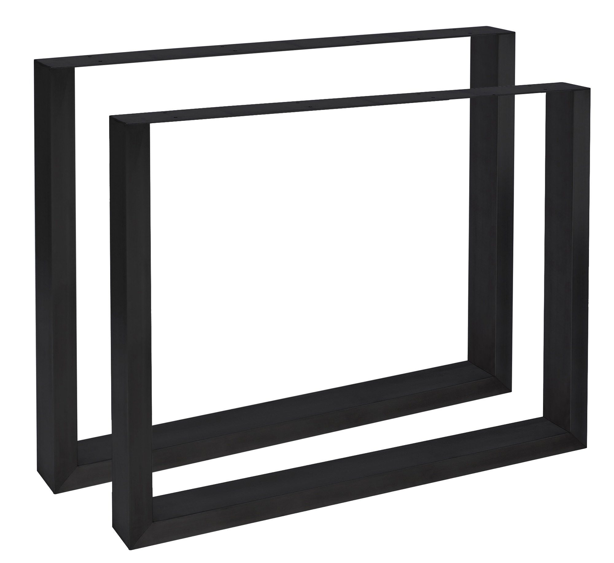 CLP Tischbein 2 Tischbeine Velden, Vierkantprofil, Metall, DIY