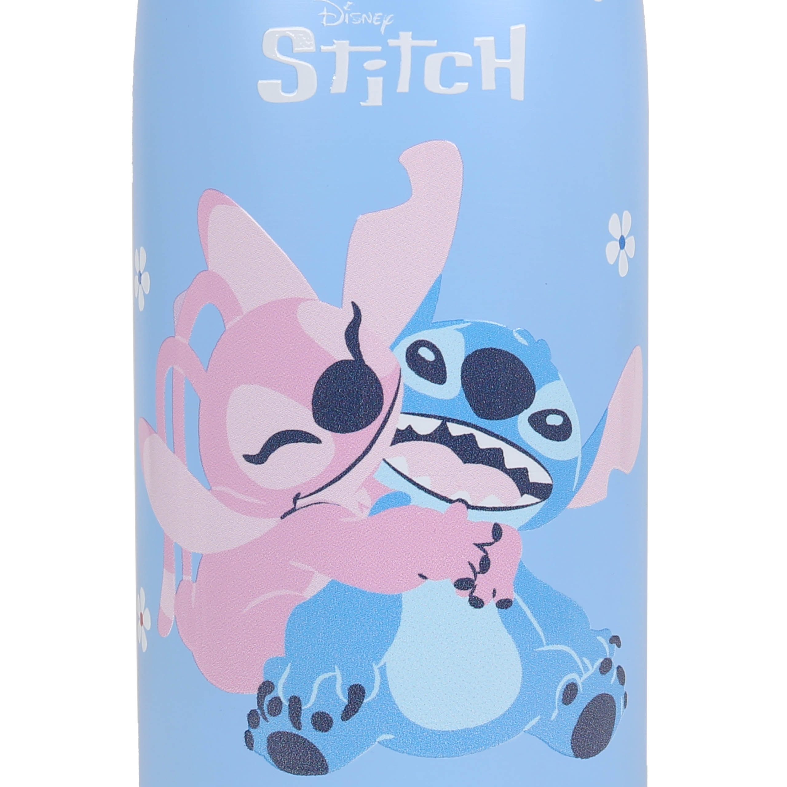 Disney Trinkflasche Disney Stitch Thermoflasche aus Edelstahl, 500 ml, Schule und Freizeit
