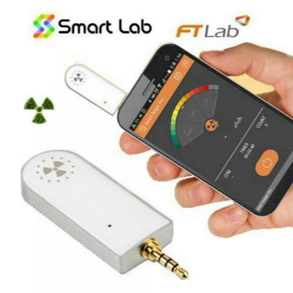 Smart Ft Lab Sensor Geigerzähler Strahlenmessgerät für Handy mit APP für Android, (1-St), Geigerzähler für Smartphone Strahlungsdetektor Strahlungsmessgerät