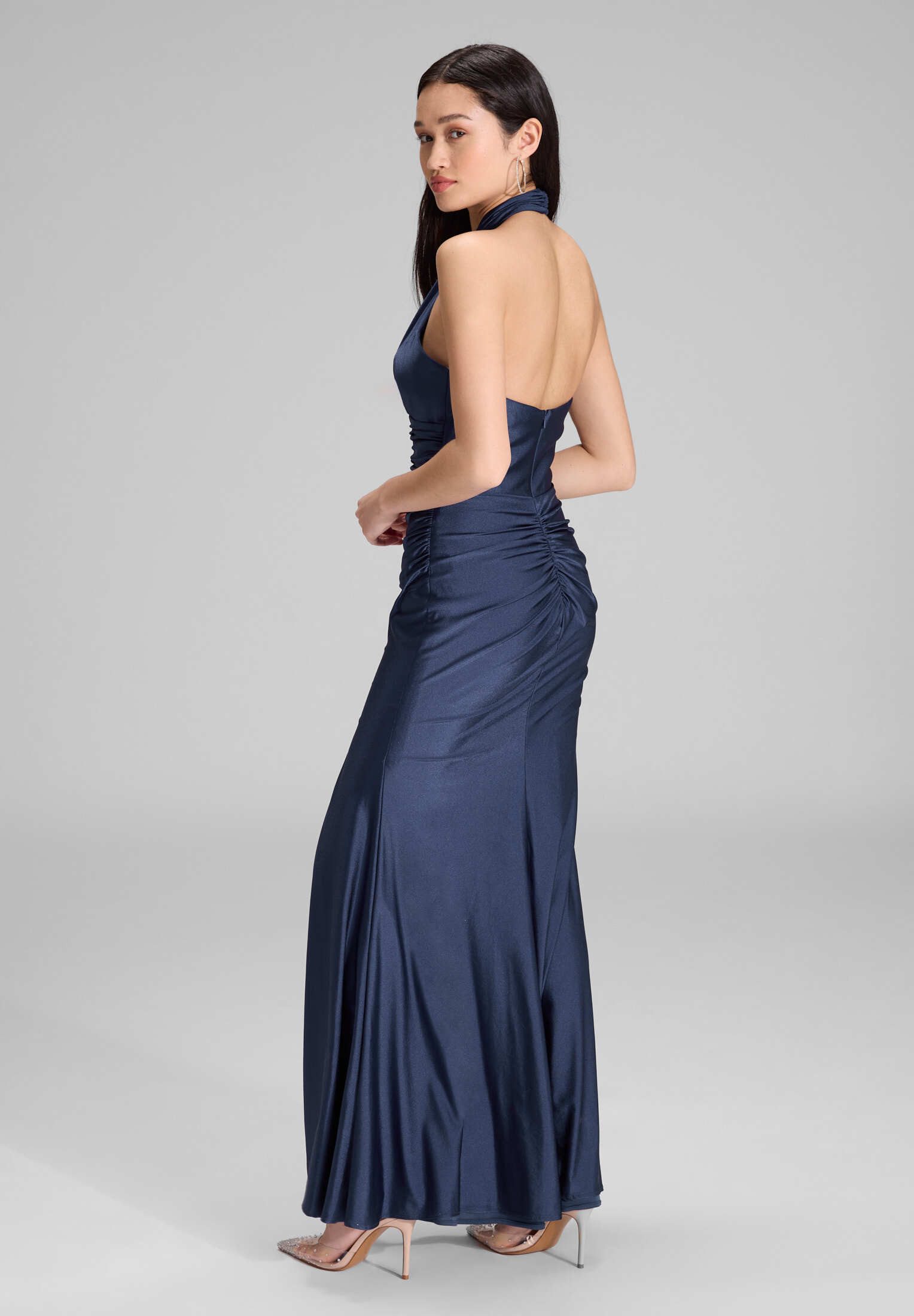Hey Kyla Abendkleid - Figurbetontes Neckholder-Kleid aus Jersey Figurbetont günstig online kaufen