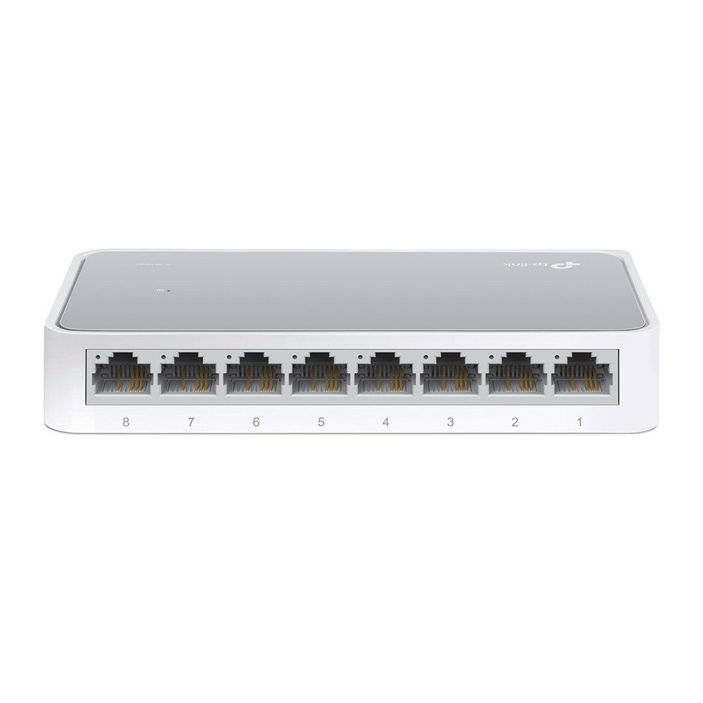 tp-link TL-SF1008D 8-Port 10/100MBit Desktop Switch Netzwerk-Switch