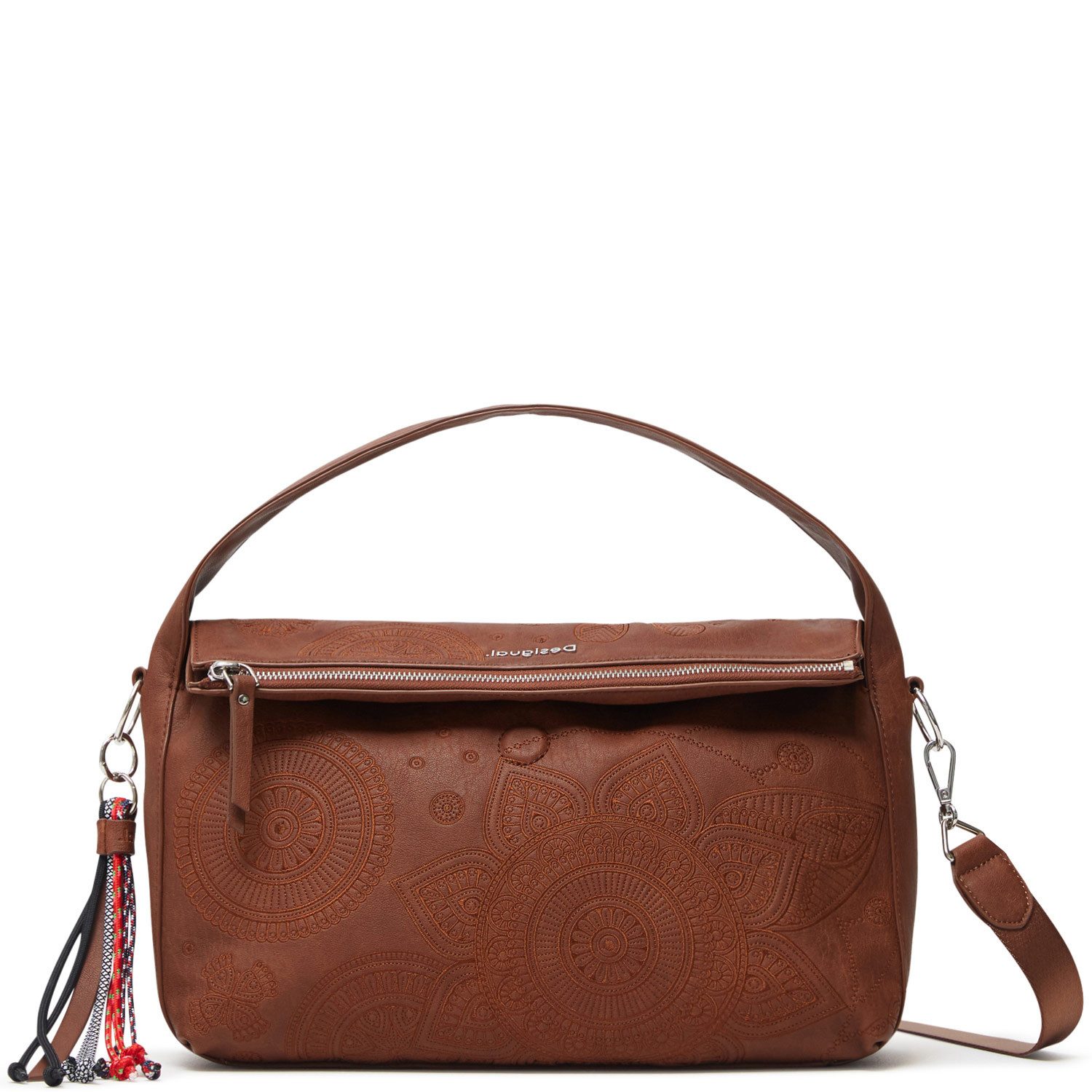 Desigual Umhängetasche Desigual Damen Schultertasche Deja Vu Narbonne Flap Camel (1-tlg)