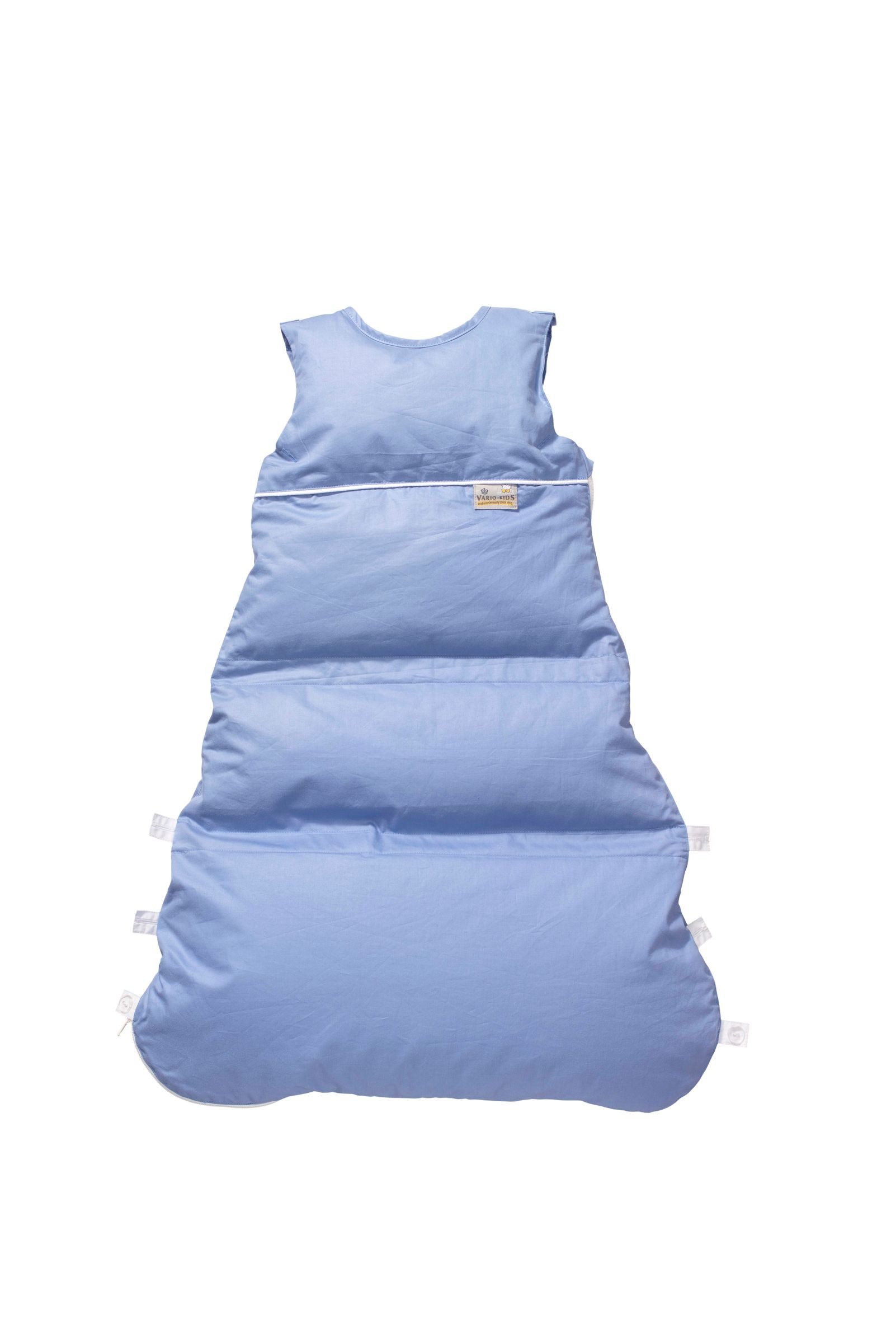 Kinderhaus Blaubaer Babyschlafsack Daunenschlafsack TOP, 3-fach längenverstellbar mit Premiumdaunen luftig leicht atmungsaktiv