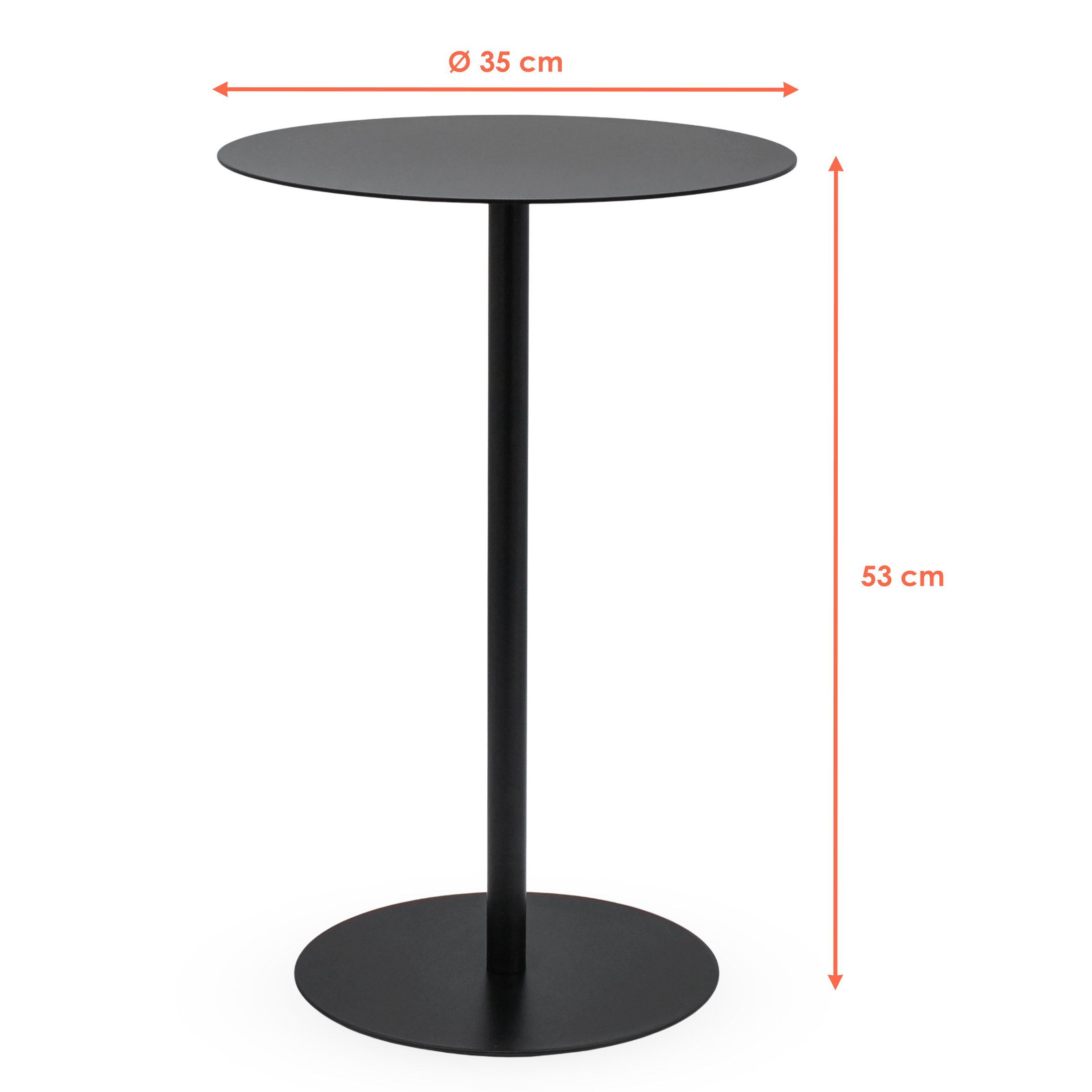 Spetebo Beistelltisch Eleganter runder Couchtisch (Anzahl, 1-St., Tisch), s günstig online kaufen