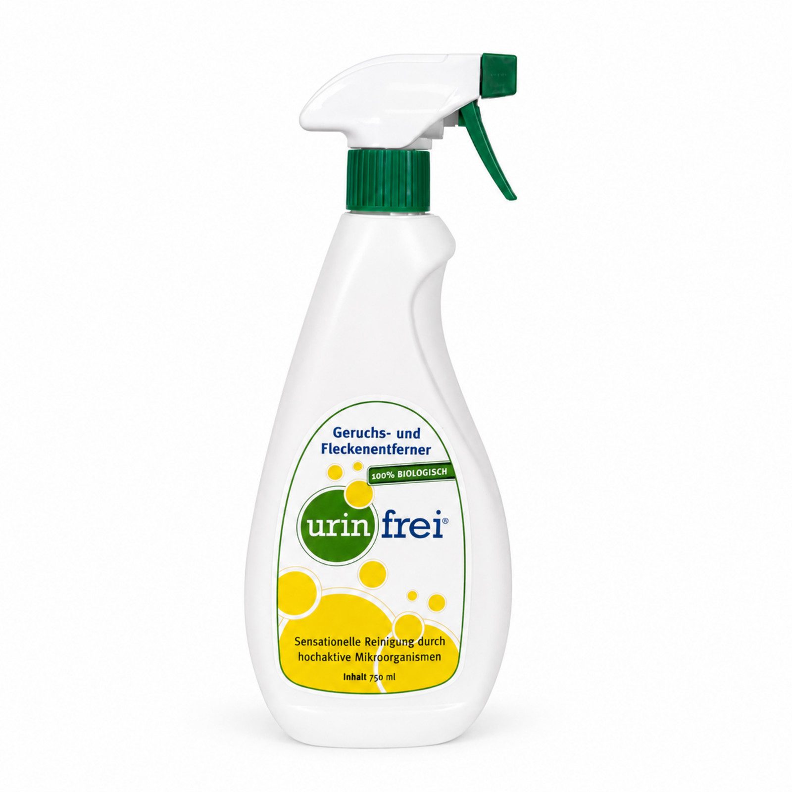 Rehaforum Urin-Flasche RFM Urin Frei Geruchs- und Fleckenentferner 750 ml (Einzelartikel, 1 St., 1 Sprühflasche à 750 ml), für menschlichen und tierischen Urin
