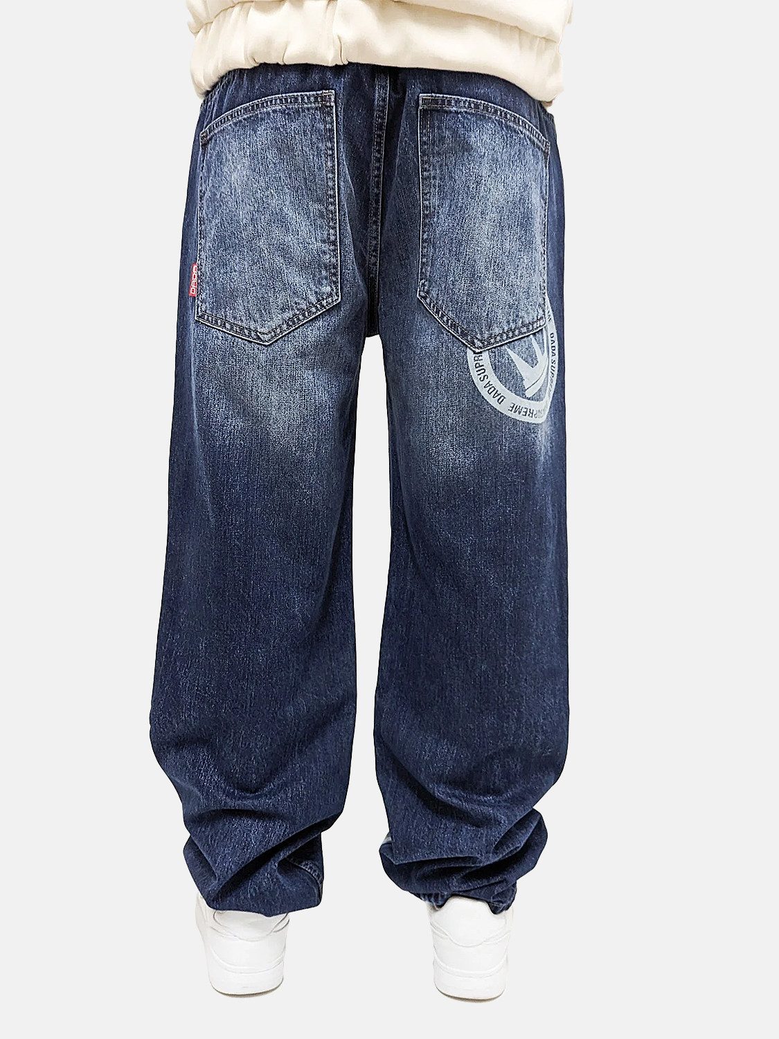 DADA Supreme Regular-fit-Jeans Baggy Denim Pants im Loose Fit mit Print Des günstig online kaufen