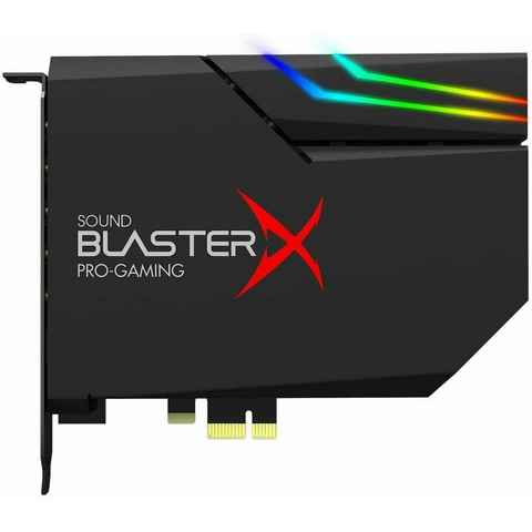 Creative Sound BlasterX AE-5 Plus interne PCI-e RGB Gaming Dolby Soundkarte schwarz Soundkarte