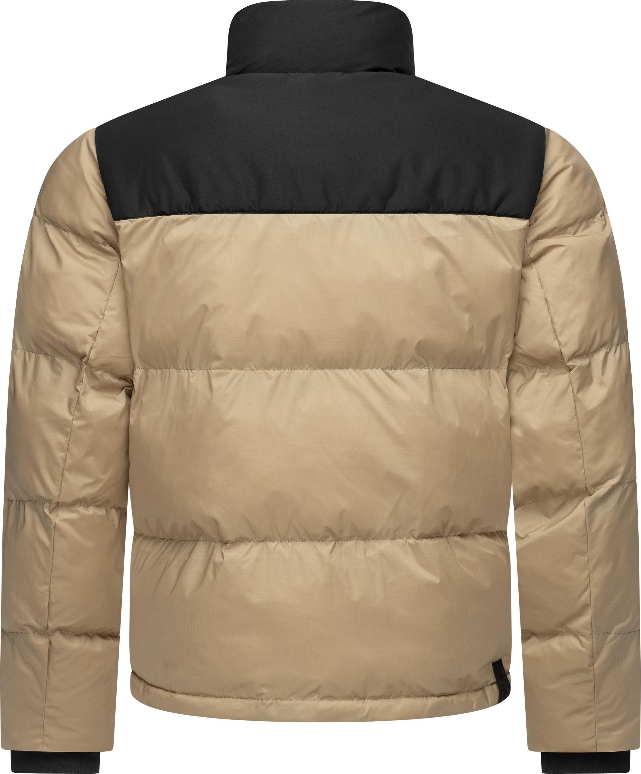 Ragwear Outdoorjacke Stafen Wasserdichte Herren Winterjacke im Retro-Look