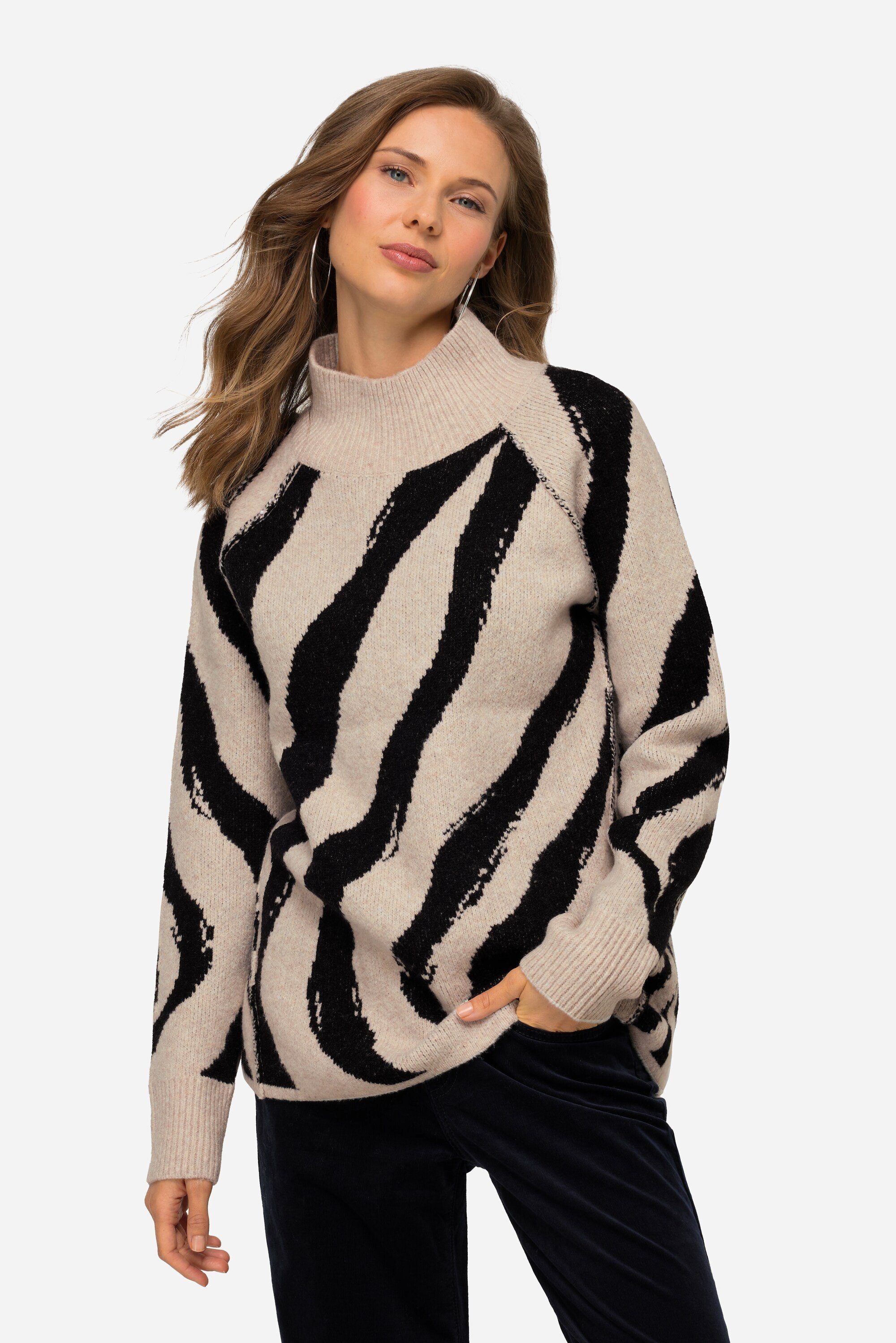 Produktbild von Zanisouta Strickjacke Herren Winter Pullover Stehkragen Mantel Fleece Gefüttert Wintermantel Dicker Mit Durchgehendem Reißverschluss Warme Slim Fit Strickpullover Dicke Cardigan
