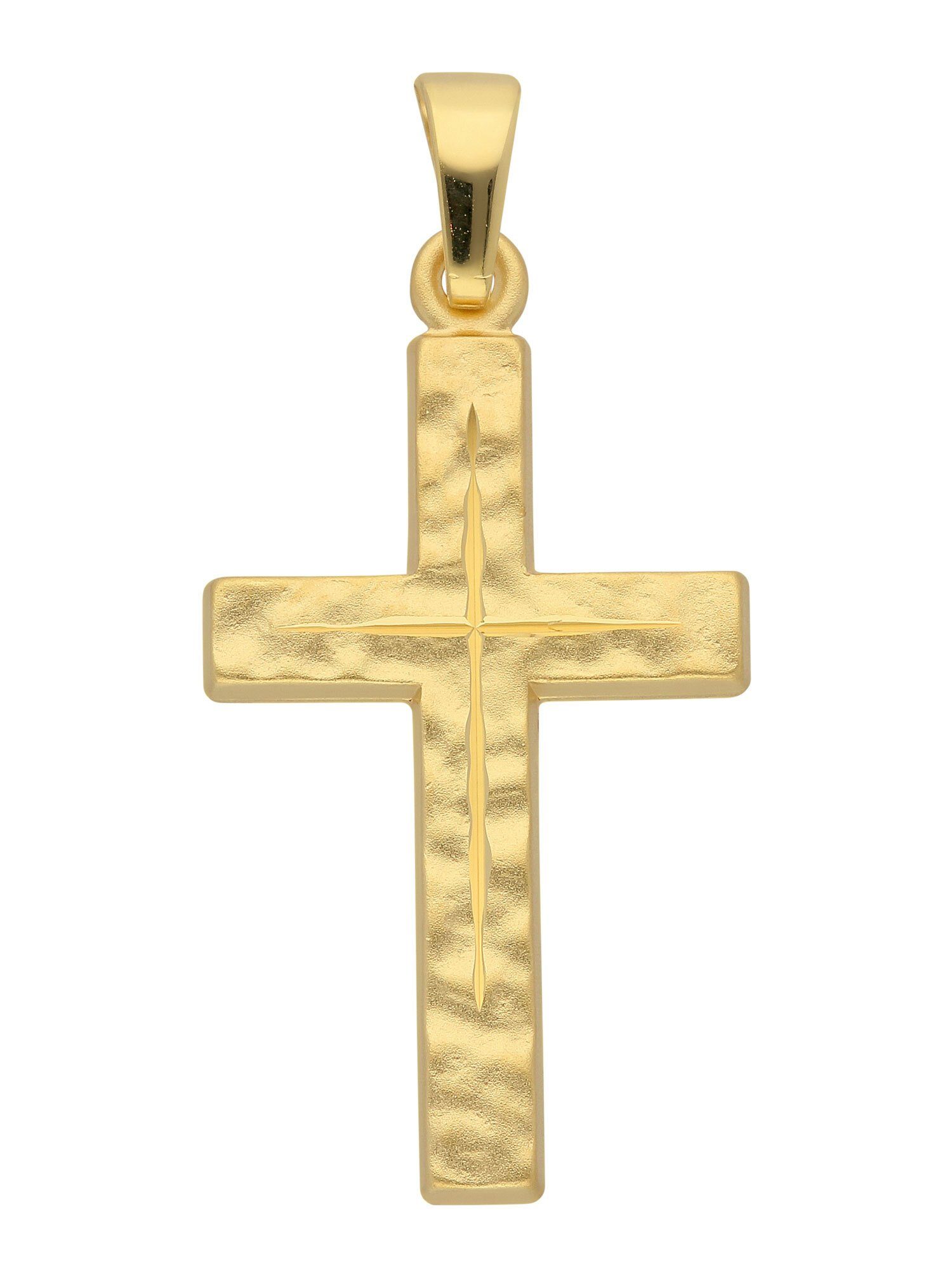 Herren Adelia´s Kettenanhänger 333 & Goldschmuck für Anhänger, Kreuz Damen Gold