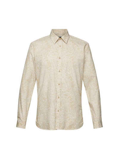 Esprit Collection Businesshemd Gemustertes Hemd, 100 % Baumwolle