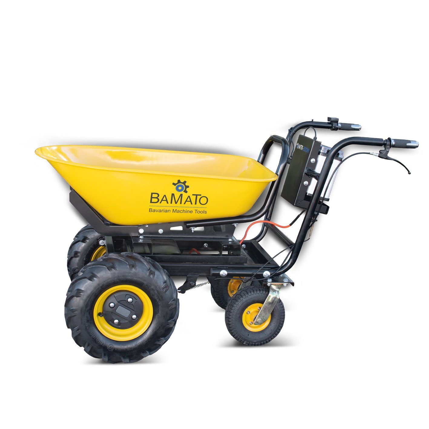 BAMATO Motorschubkarre MTR-300W, 100 l, 1-tlg., Elektrodumper, Akku Schubkarre, Motorschubkarre