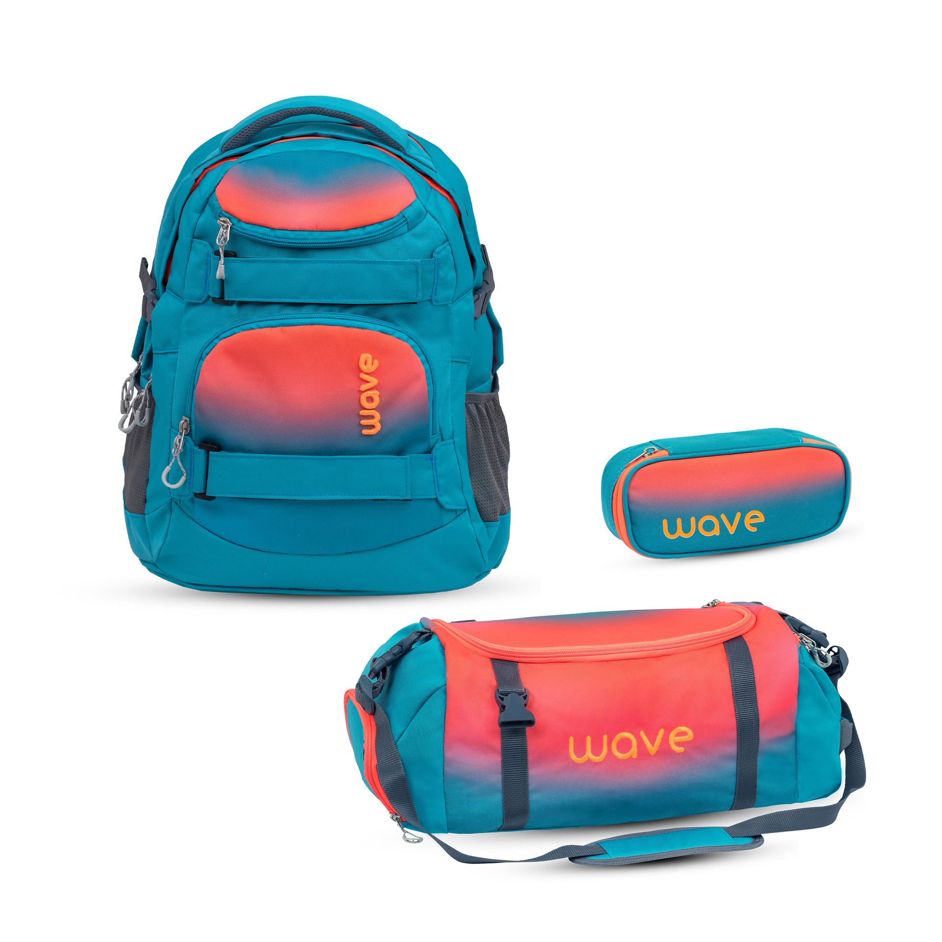 Wave Schulrucksack Wave Infinity Schulrucksack Set 3 tlg.