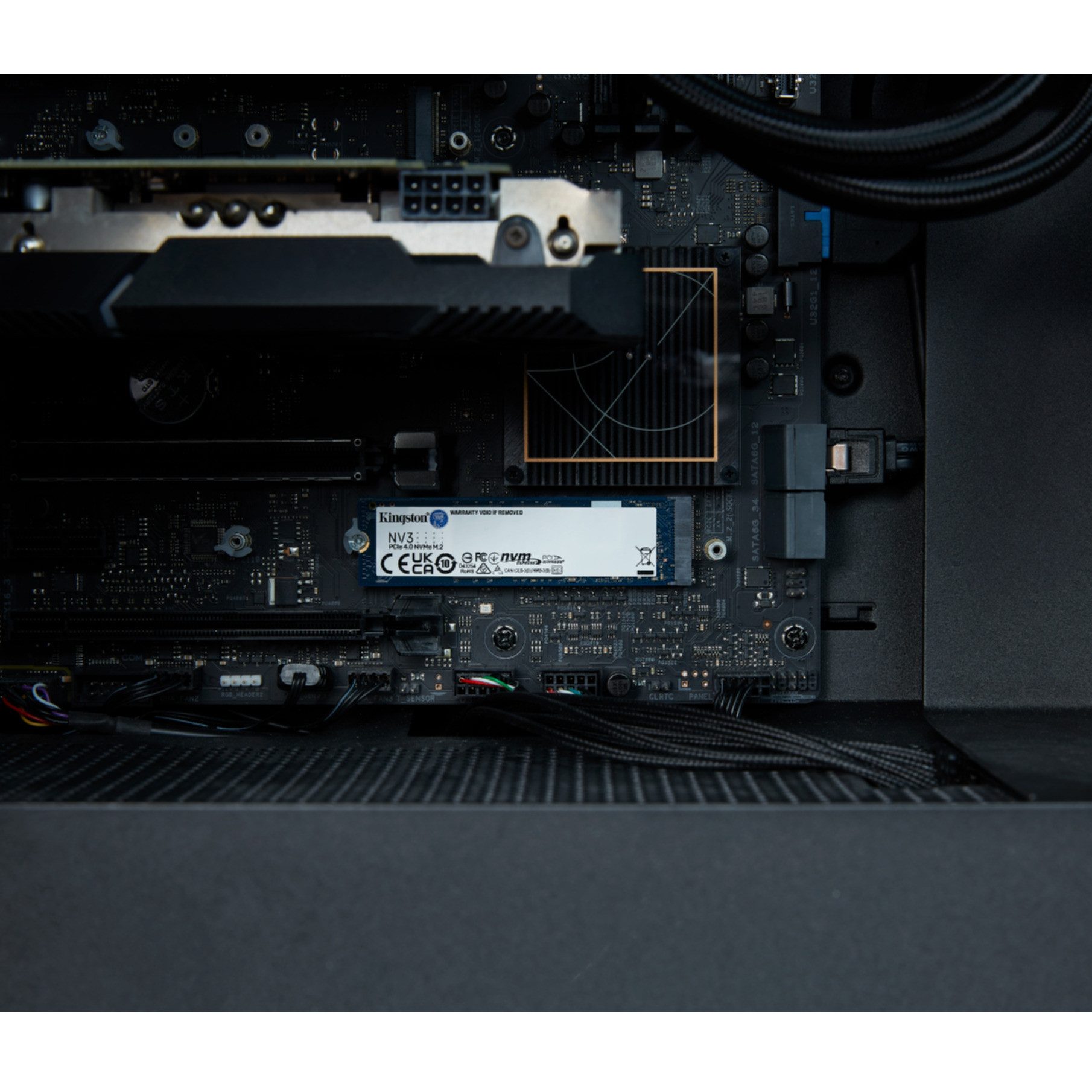 Kingston 1000G NV3 M.2 2280 NVMe SSD interne SSD (1000 GB) 6000 MB/S Lesegeschwindigkeit, 4000 MB/S Schreibgeschwindigkeit