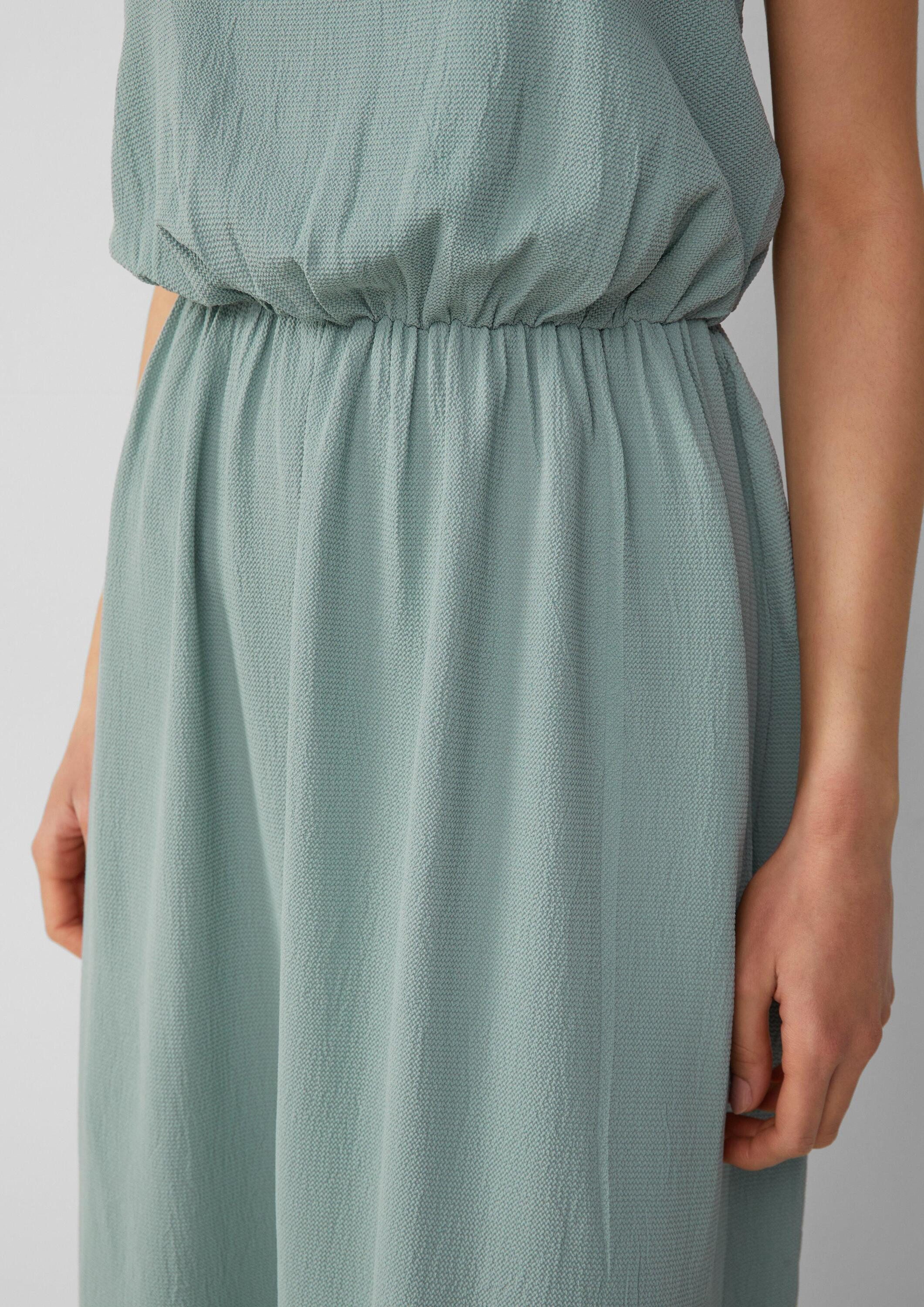 QS Maxikleid Kleid Langes Kleid mit Spaghettiträgern