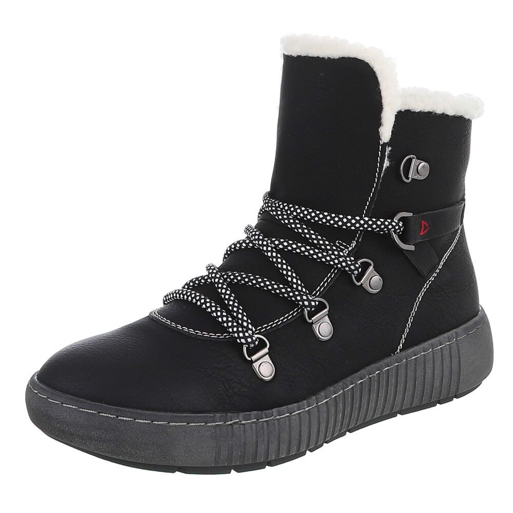 Ital-Design Damen Winterboots mit Futter und robuster Schnürung Snowboots ( günstig online kaufen