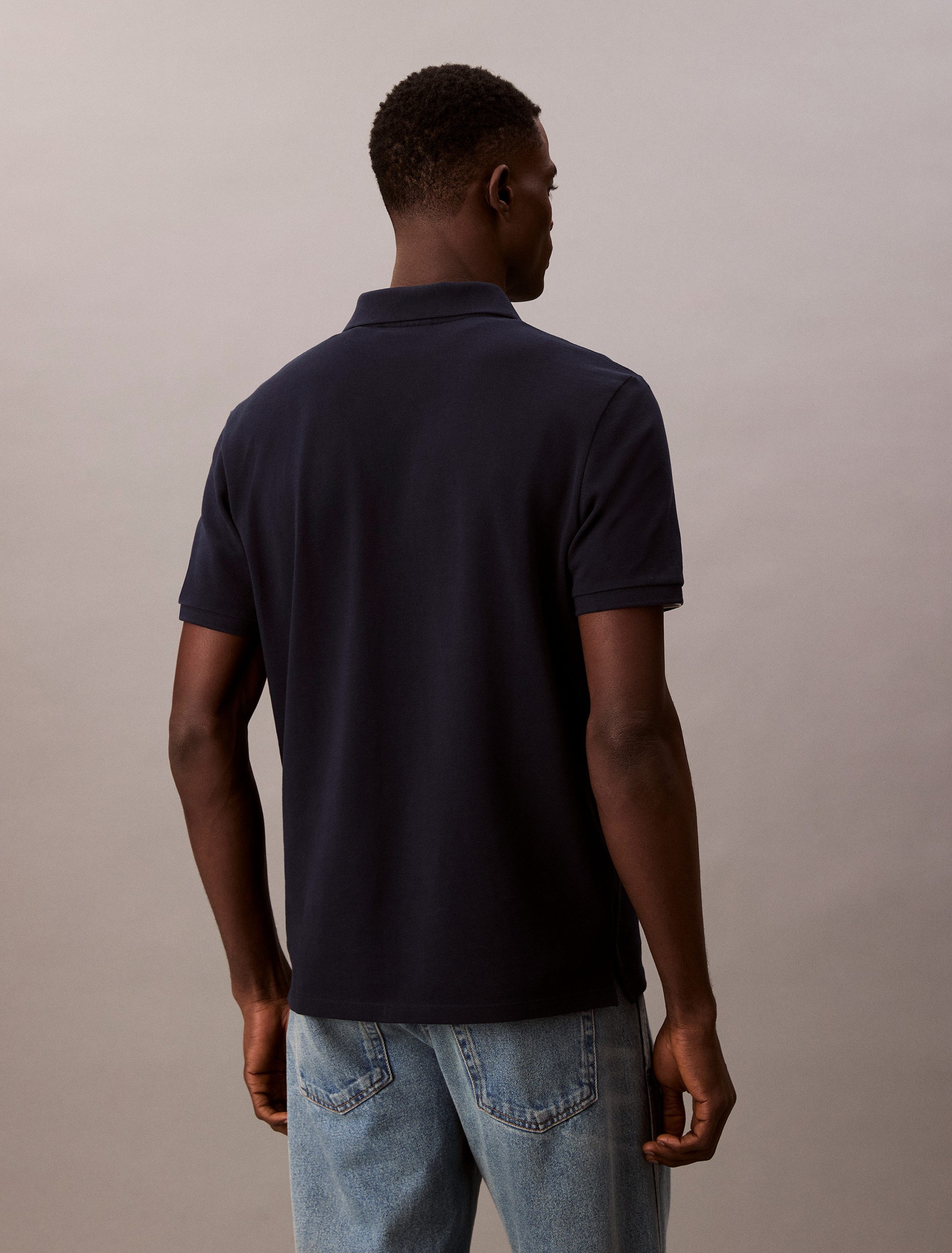 Calvin Klein Jeans Poloshirt SS CASUAL PIQUE CLASSIC POLO Mit Rundhalsaussc günstig online kaufen