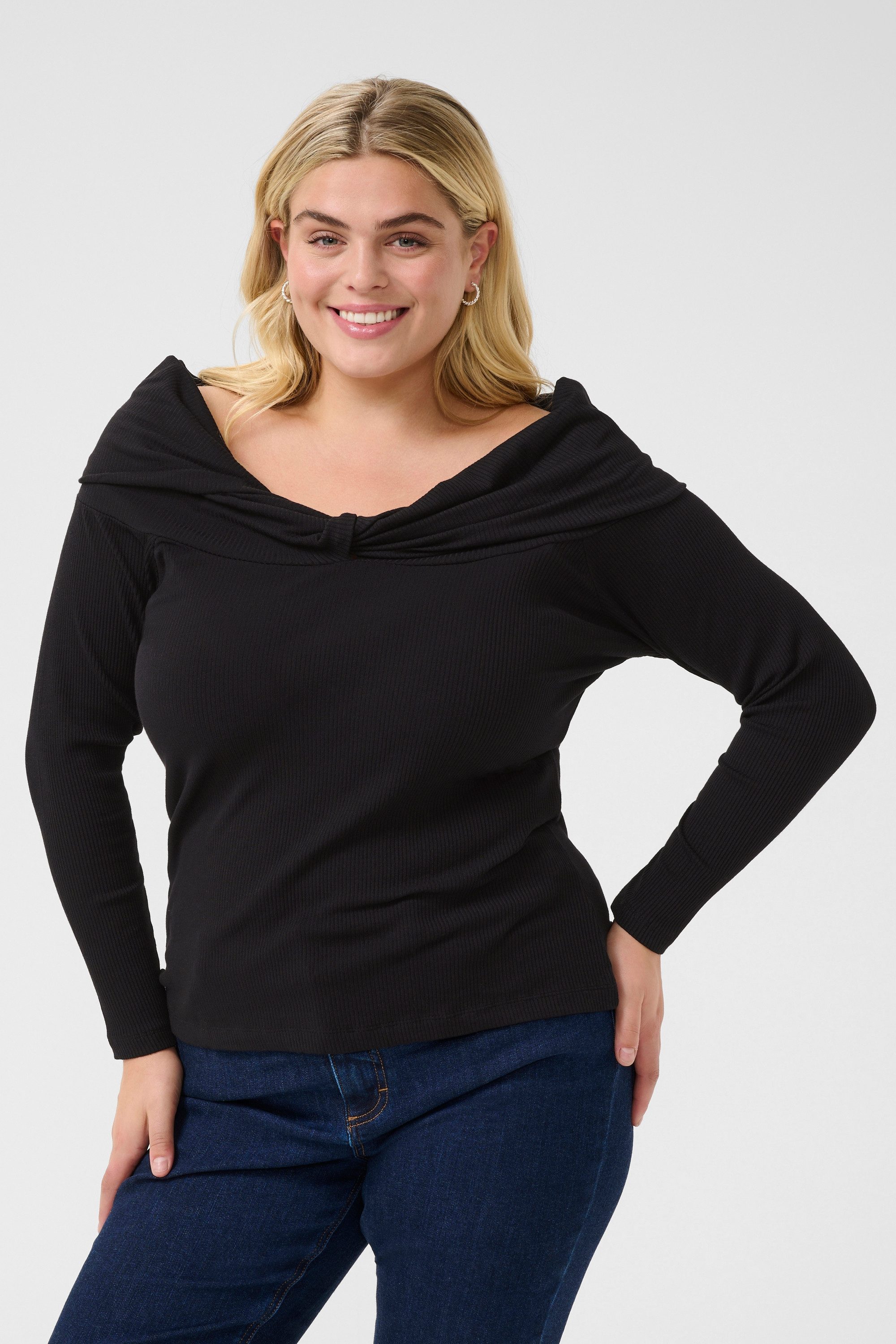 KAFFE Curve T-Shirt T-shirt KCkiala Große Größen