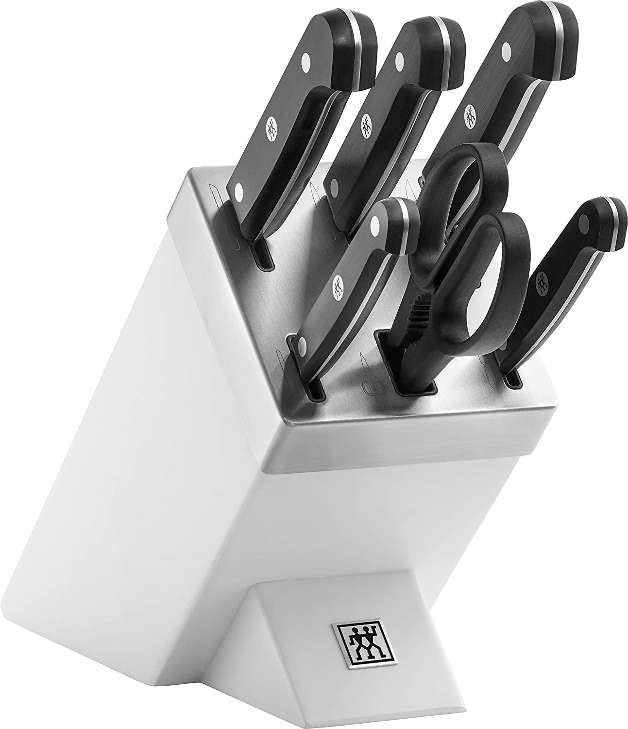 Zwilling Messerblock »Gourmet Selbstschärfend 7-tlg, weiß«,  Selbstschärfend, scharfe Messer, eisgehärtete Klinge online kaufen | OTTO
