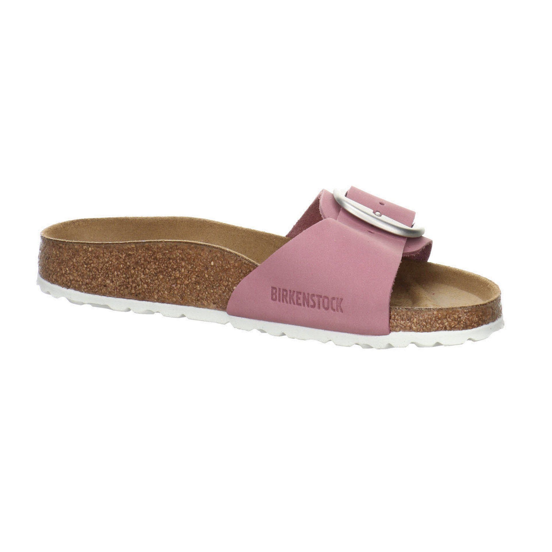 Sandalen Nubukleder Birkenstock Pantolette Damen orchid Pantoletten