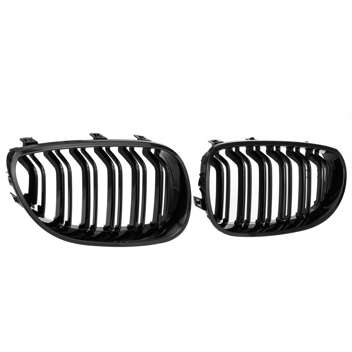 OMAC Frontstoßstange Kühlergrill Kühlergitter für BMW 5er E60 Limo 2003-2010 schwarz 1tlg, 1-St. – Bild 3 von 5