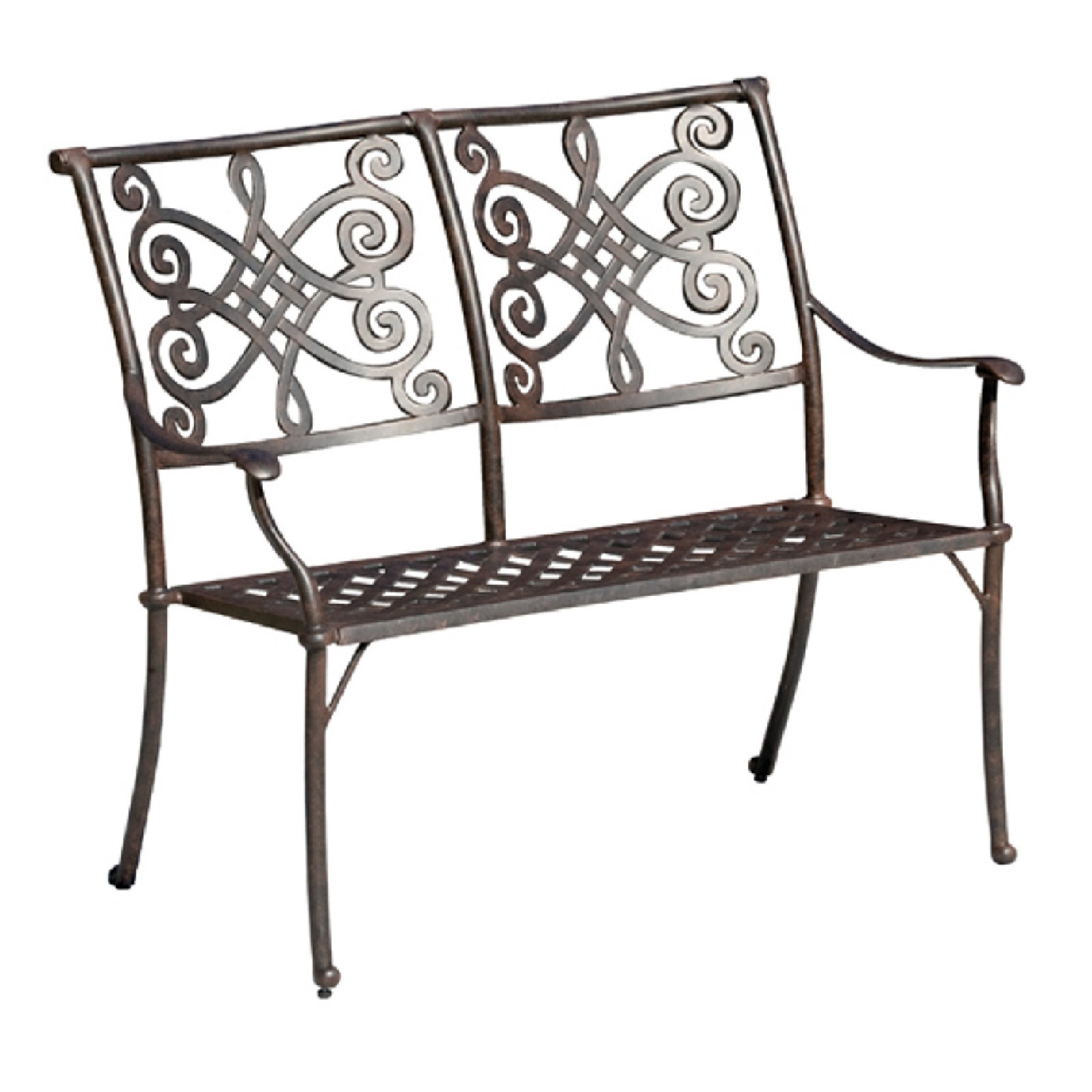 Inko Sitzbank Inko Stapelbank Nexus Alu-Guss 110x62x94 cm Gartenbank Sitzbank 2