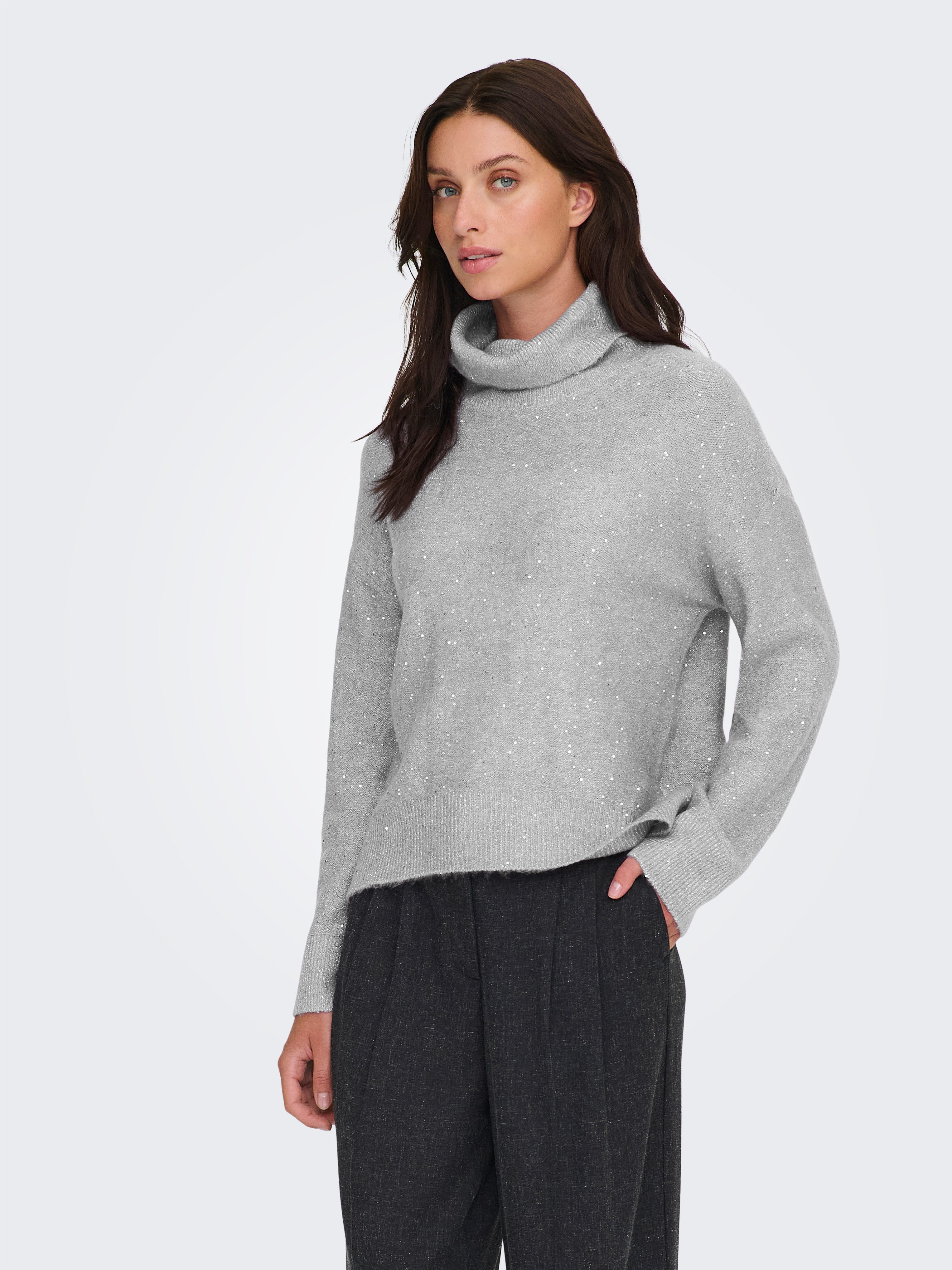 ONLY Rollkragenpullover ONLARIZONA LS SEQUINS ROLLNECK günstig online kaufen