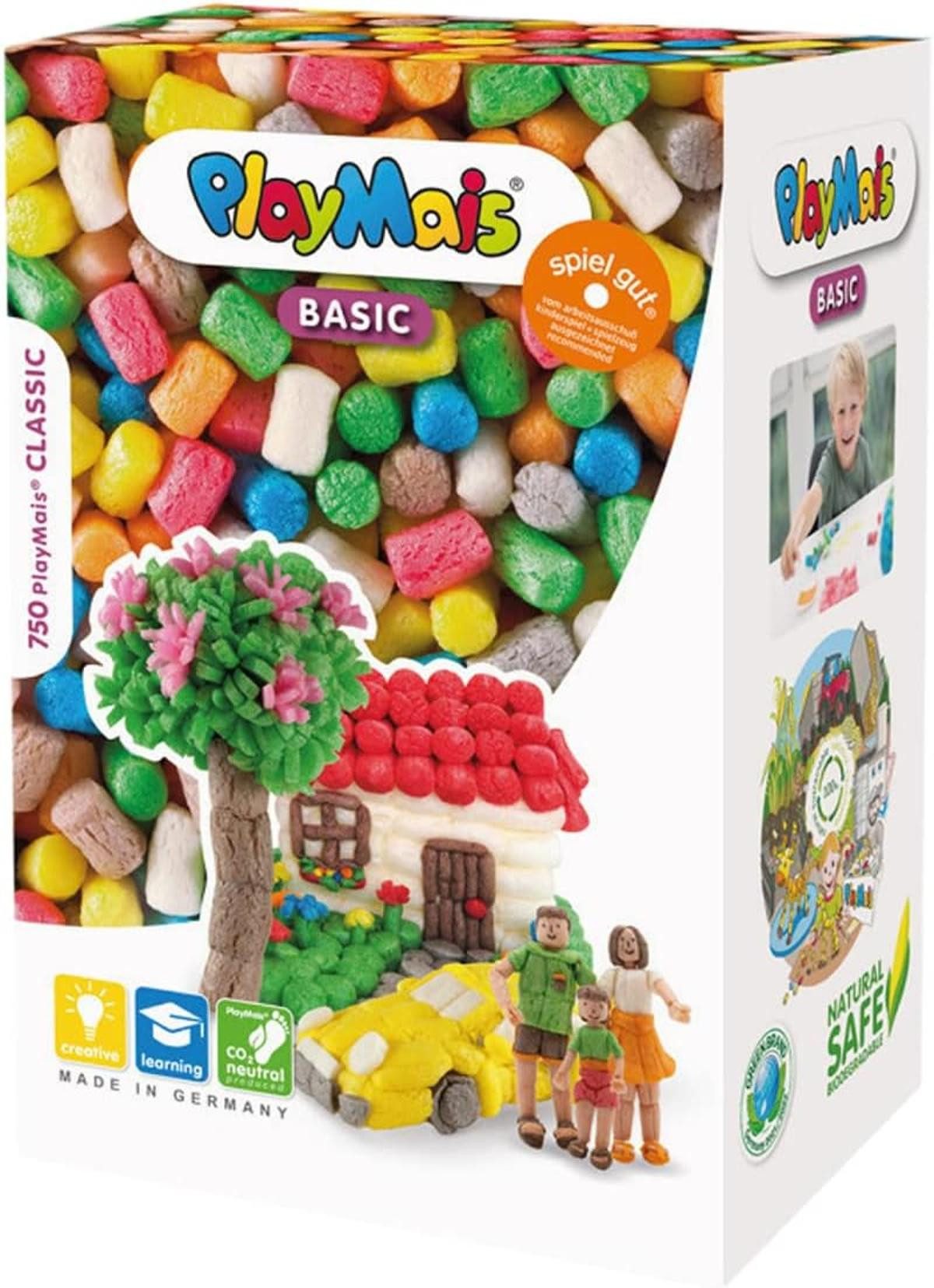 PlayMais Kreativset Playmais BASIC Large Bastel-Set 700 Stück zum Basteln 3+ Kreativset